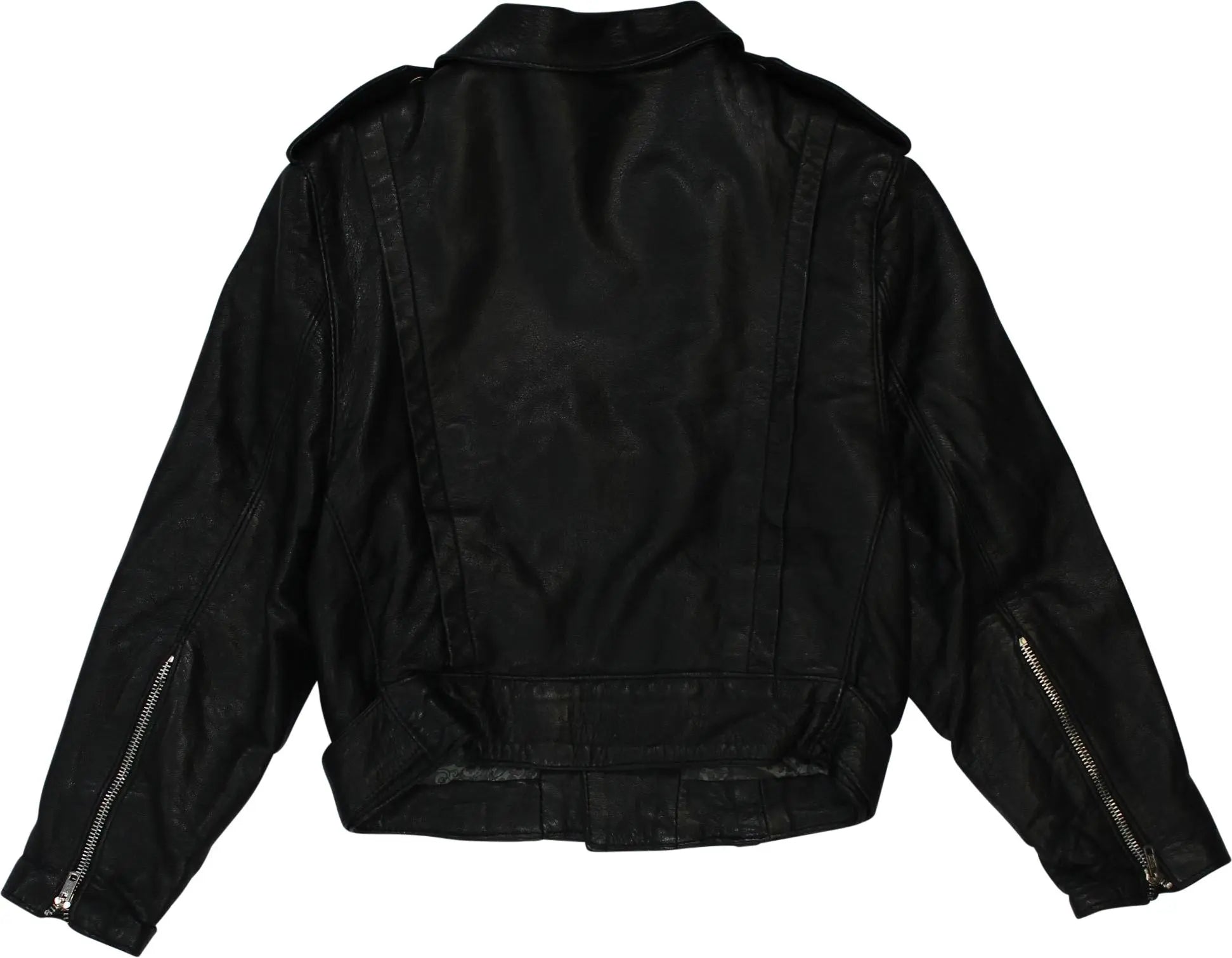 Unknown - Leather Jacket- ThriftTale.com - Vintage and second handclothing