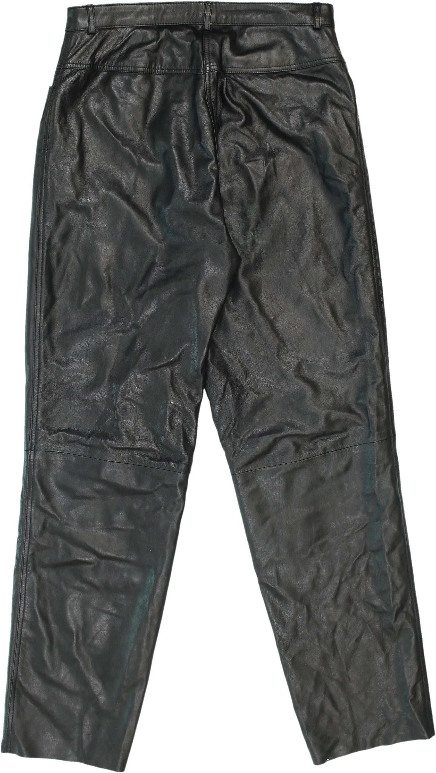 Unknown - Leather Pants- ThriftTale.com - Vintage and second handclothing