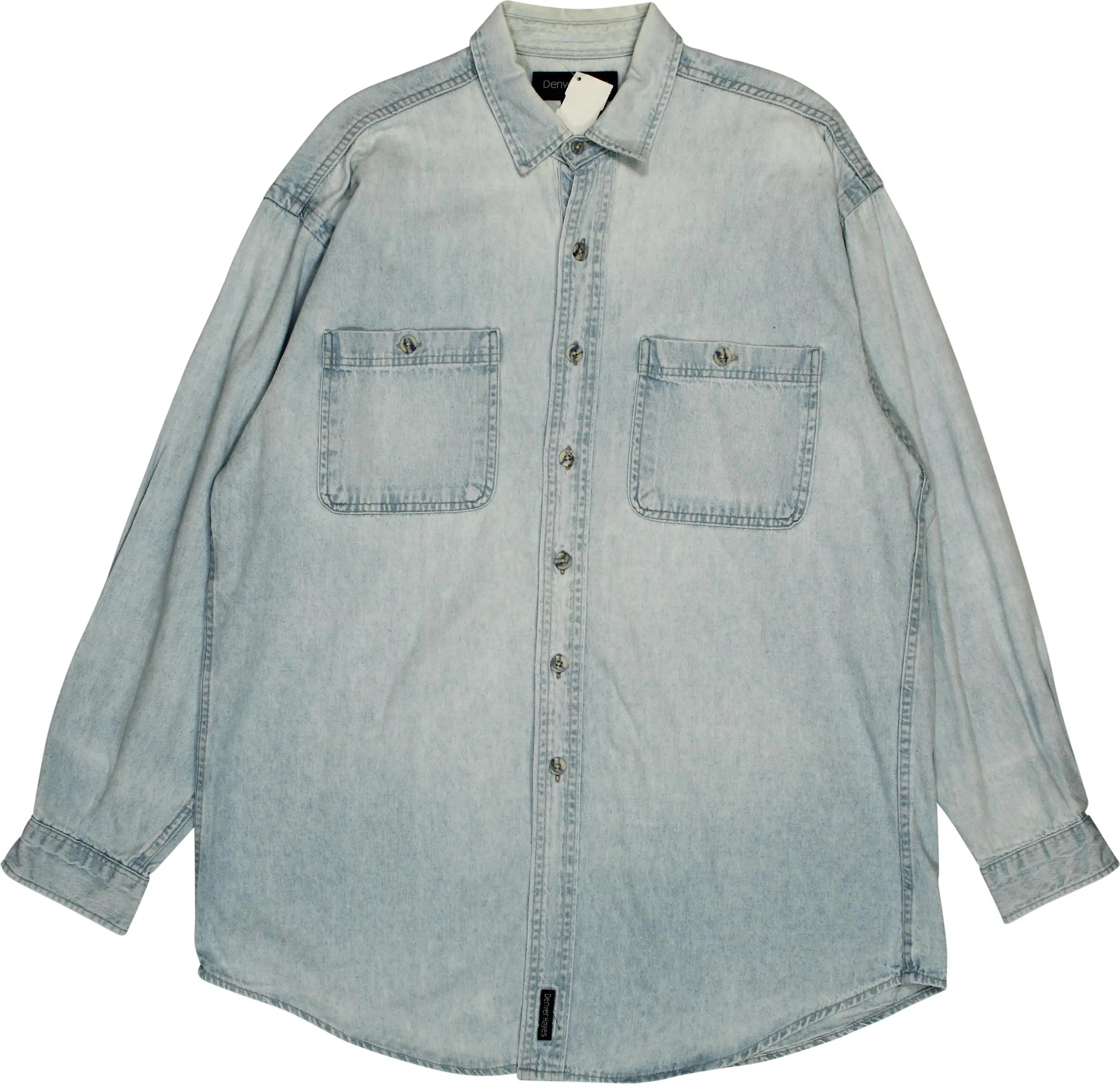 Unknown - Lightblue denim shirt- ThriftTale.com - Vintage and second handclothing