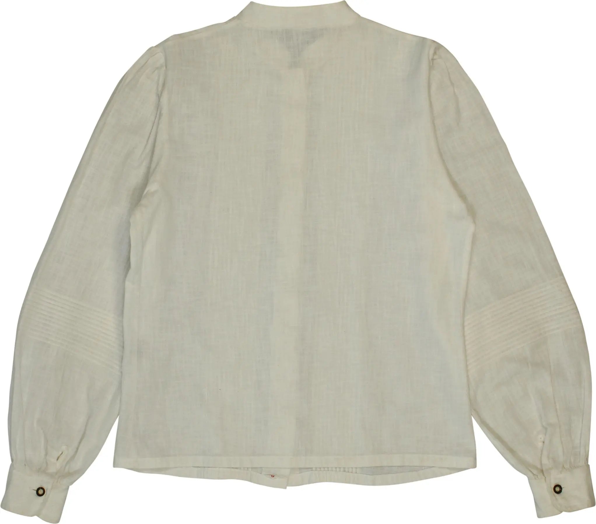 Unknown - Linen Blend Blouse- ThriftTale.com - Vintage and second handclothing