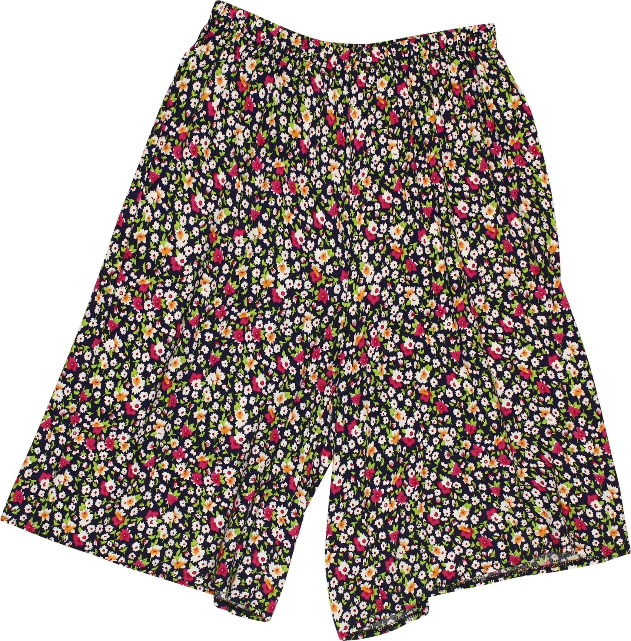Unknown - Long Floral Short- ThriftTale.com - Vintage and second handclothing