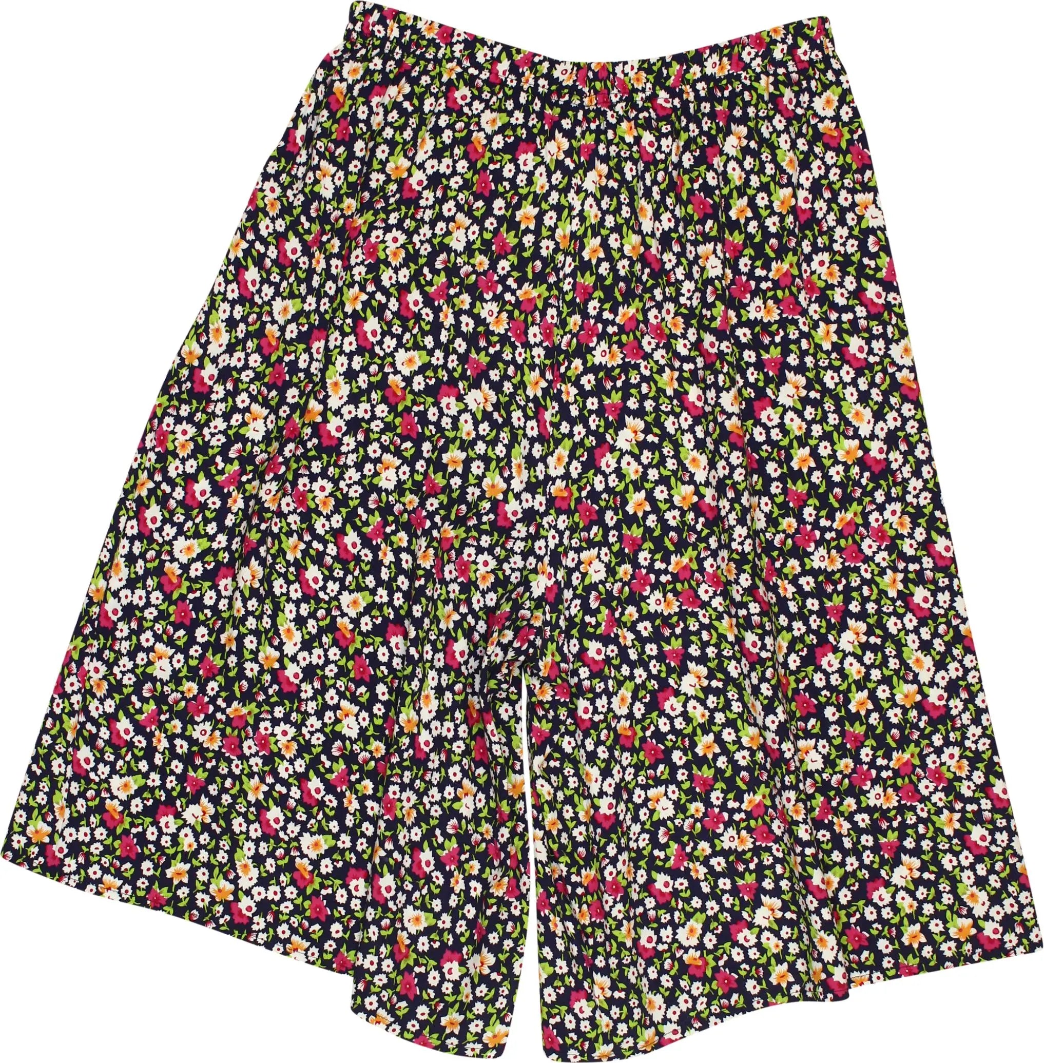 Unknown - Long Floral Short- ThriftTale.com - Vintage and second handclothing