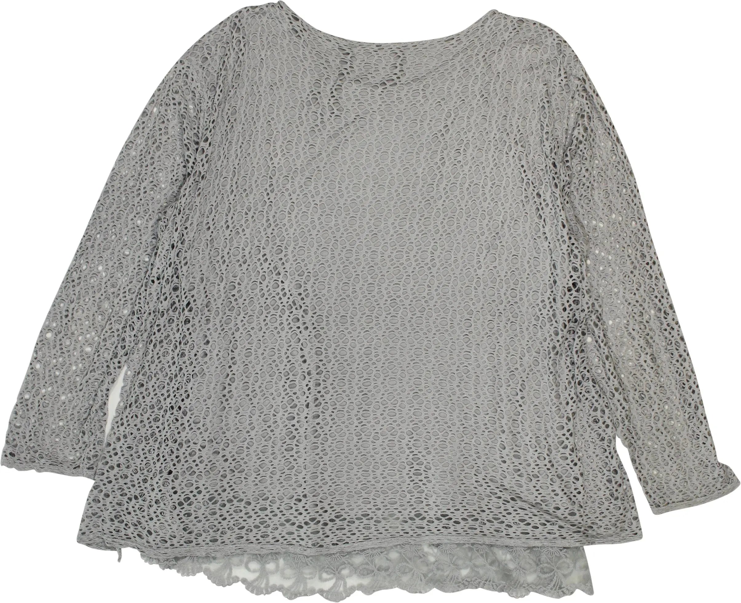 Unknown - Long Sleeve Crochet Top- ThriftTale.com - Vintage and second handclothing