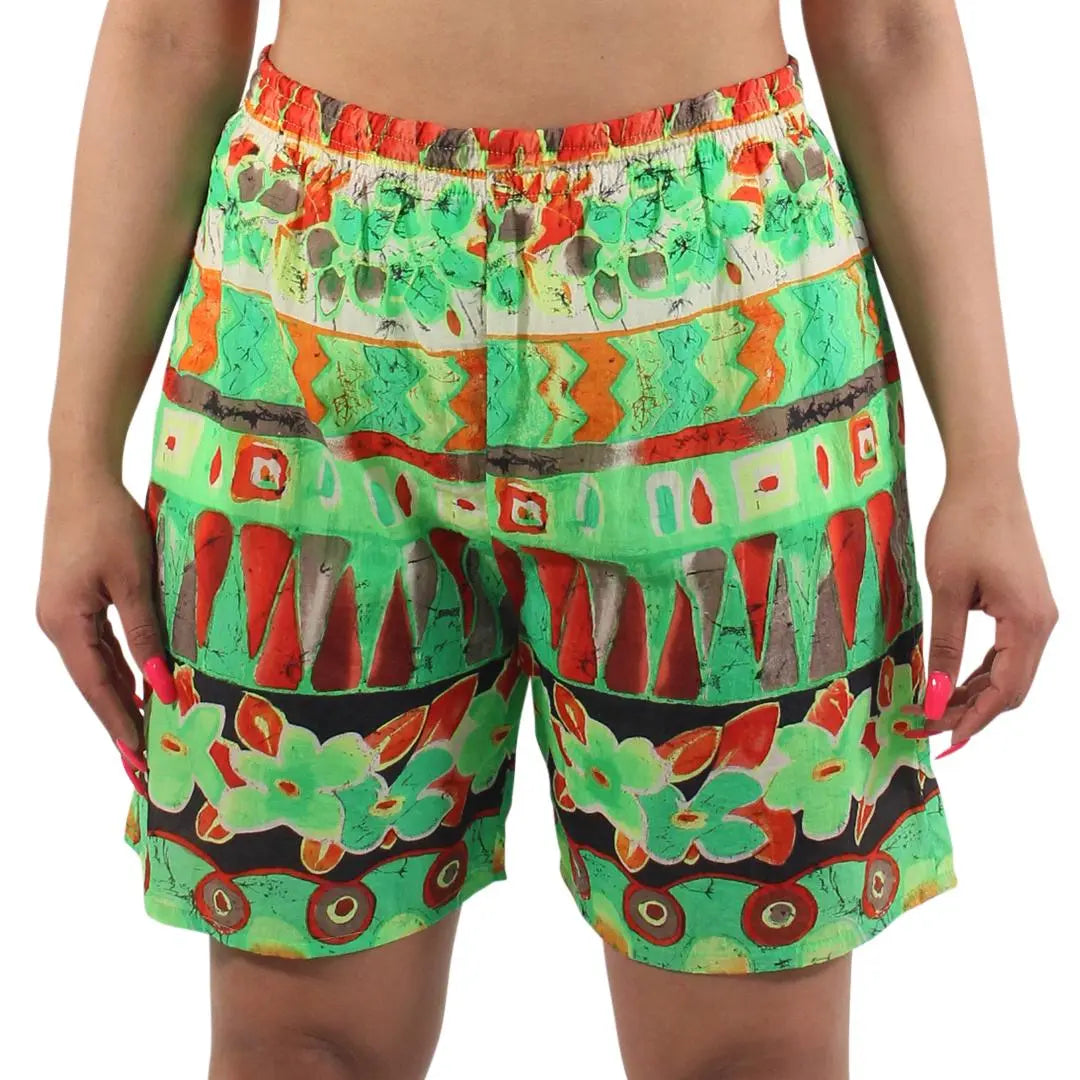 Unknown - Neon Graphic Swim Trunks- ThriftTale.com - Vintage and second handclothing