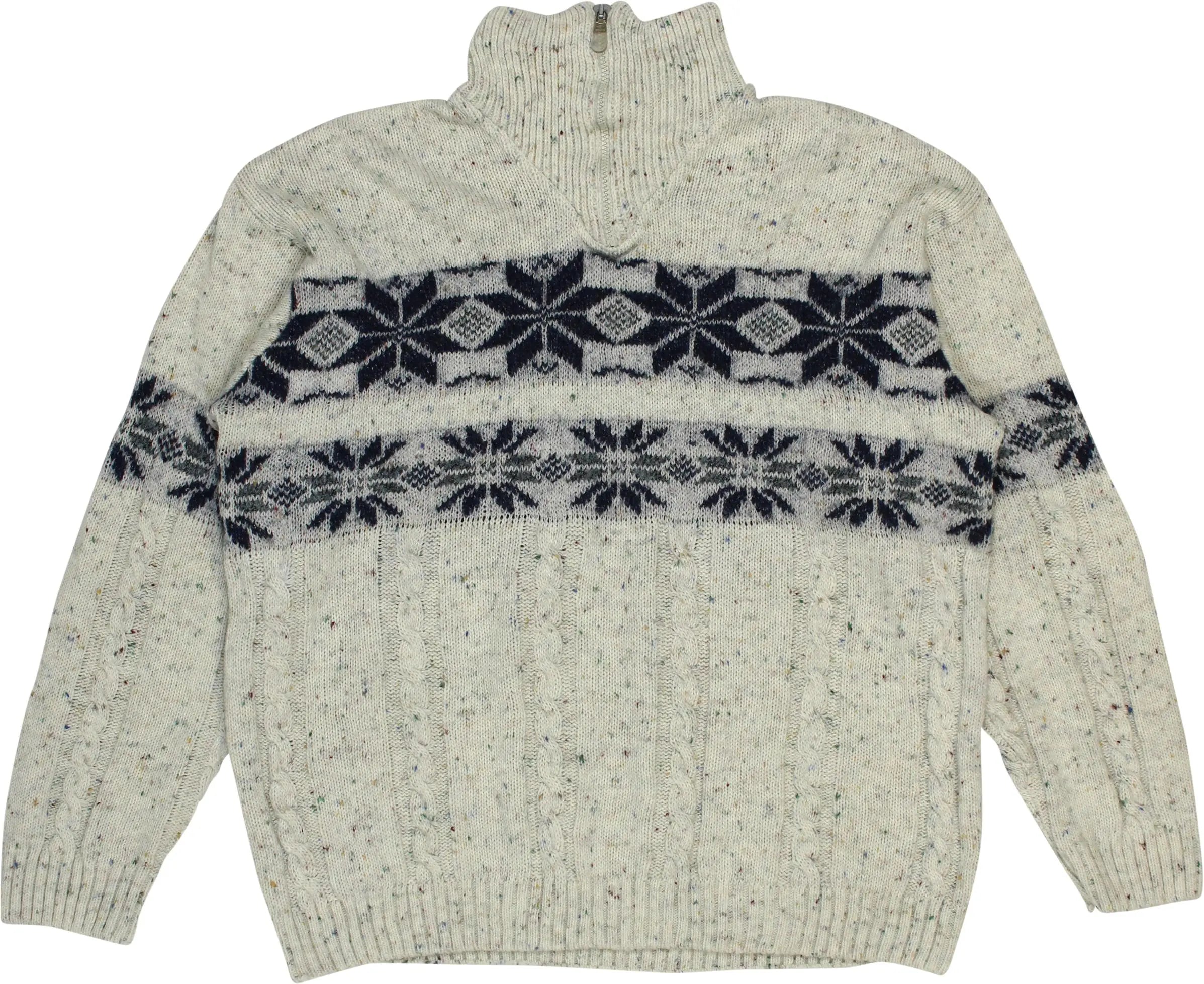 Unknown - Nordic Style Wool Blend Knitted Jumper- ThriftTale.com - Vintage and second handclothing