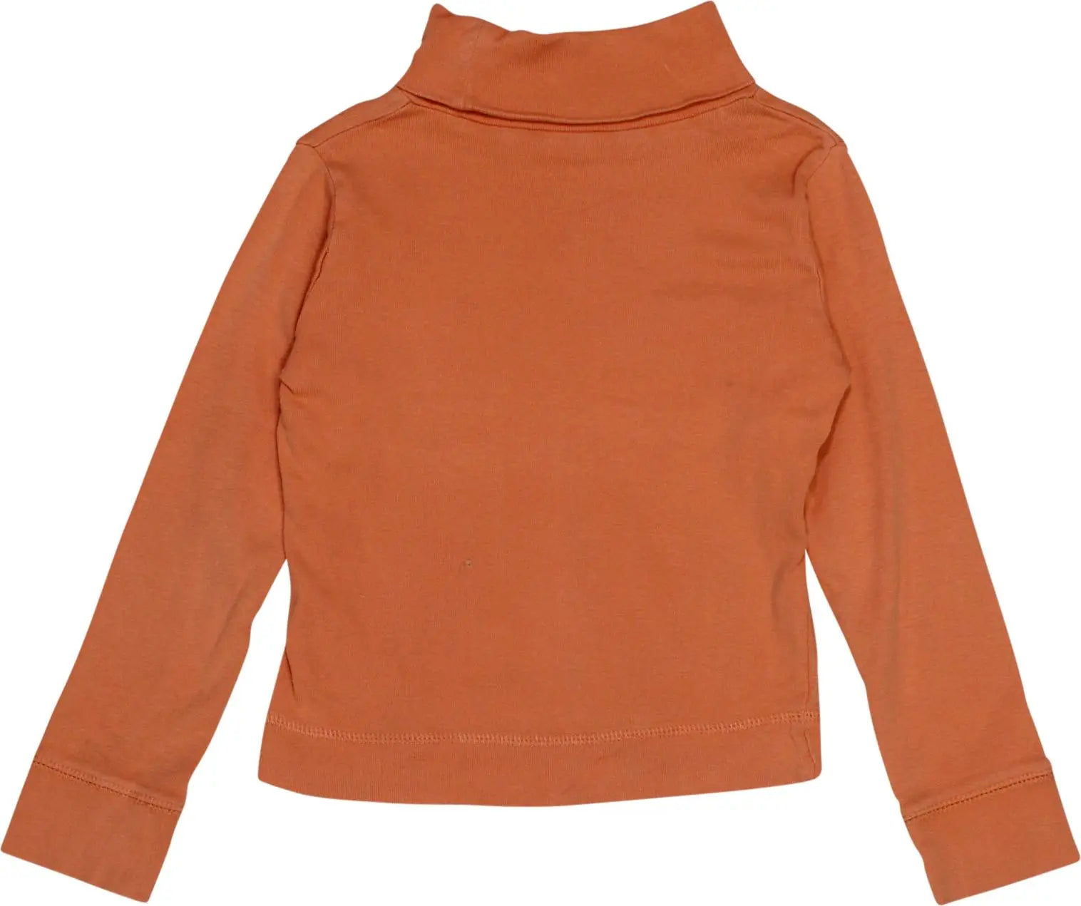 Unknown - Orange Long Sleeve T-shirt- ThriftTale.com - Vintage and second handclothing