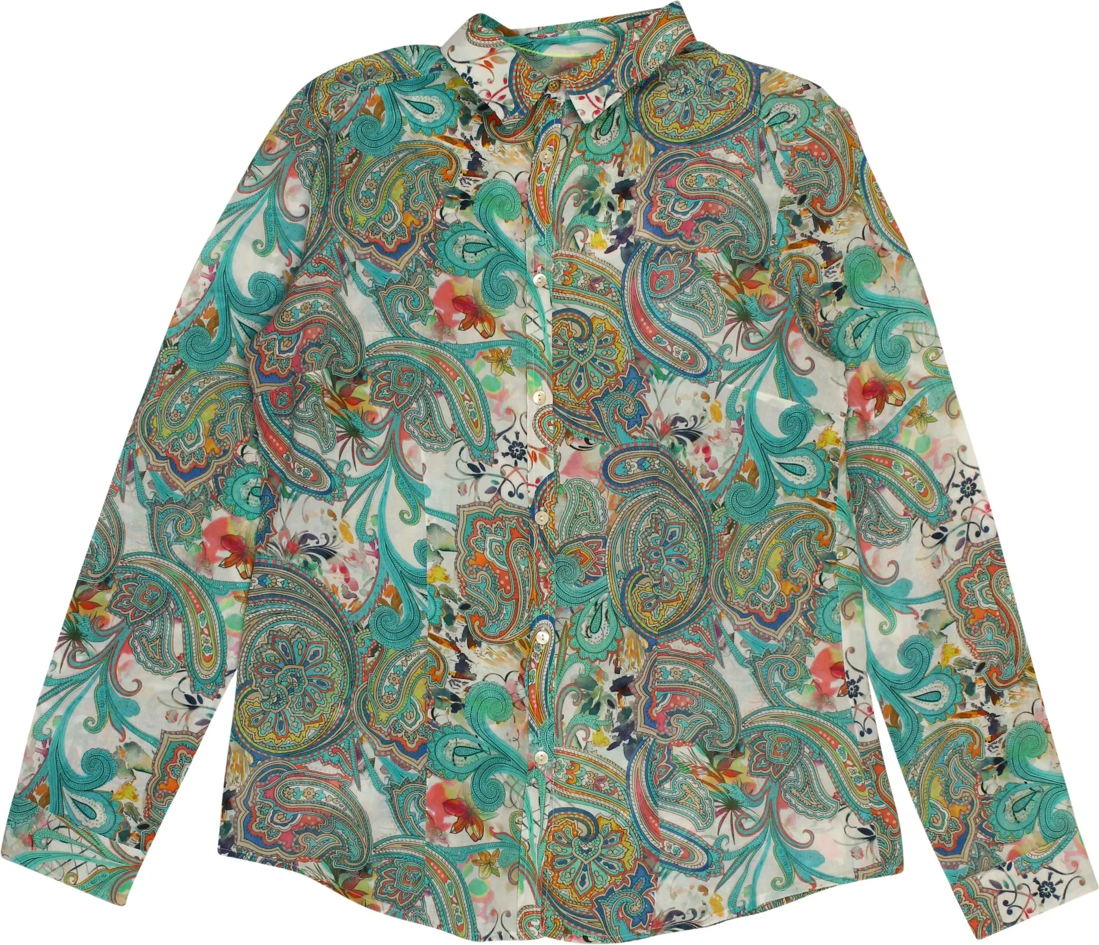 Unknown - Paisley Print Blouse- ThriftTale.com - Vintage and second handclothing
