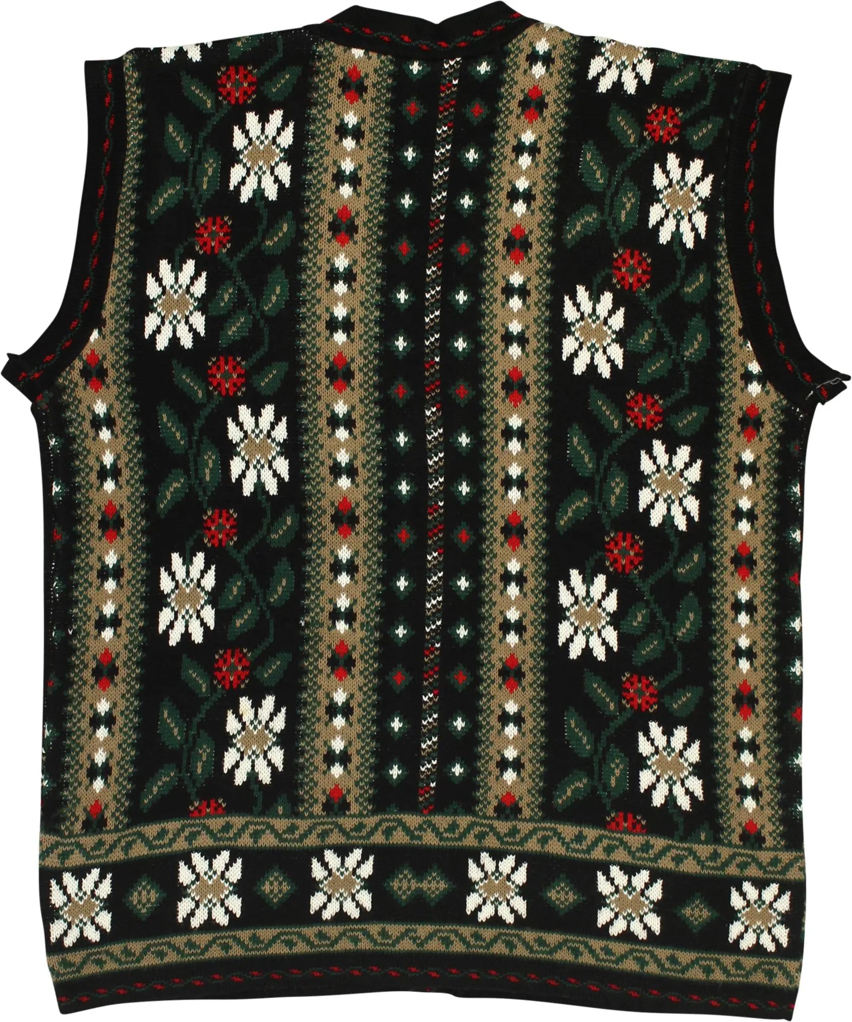 Unknown - Patterned Waistcoat- ThriftTale.com - Vintage and second handclothing