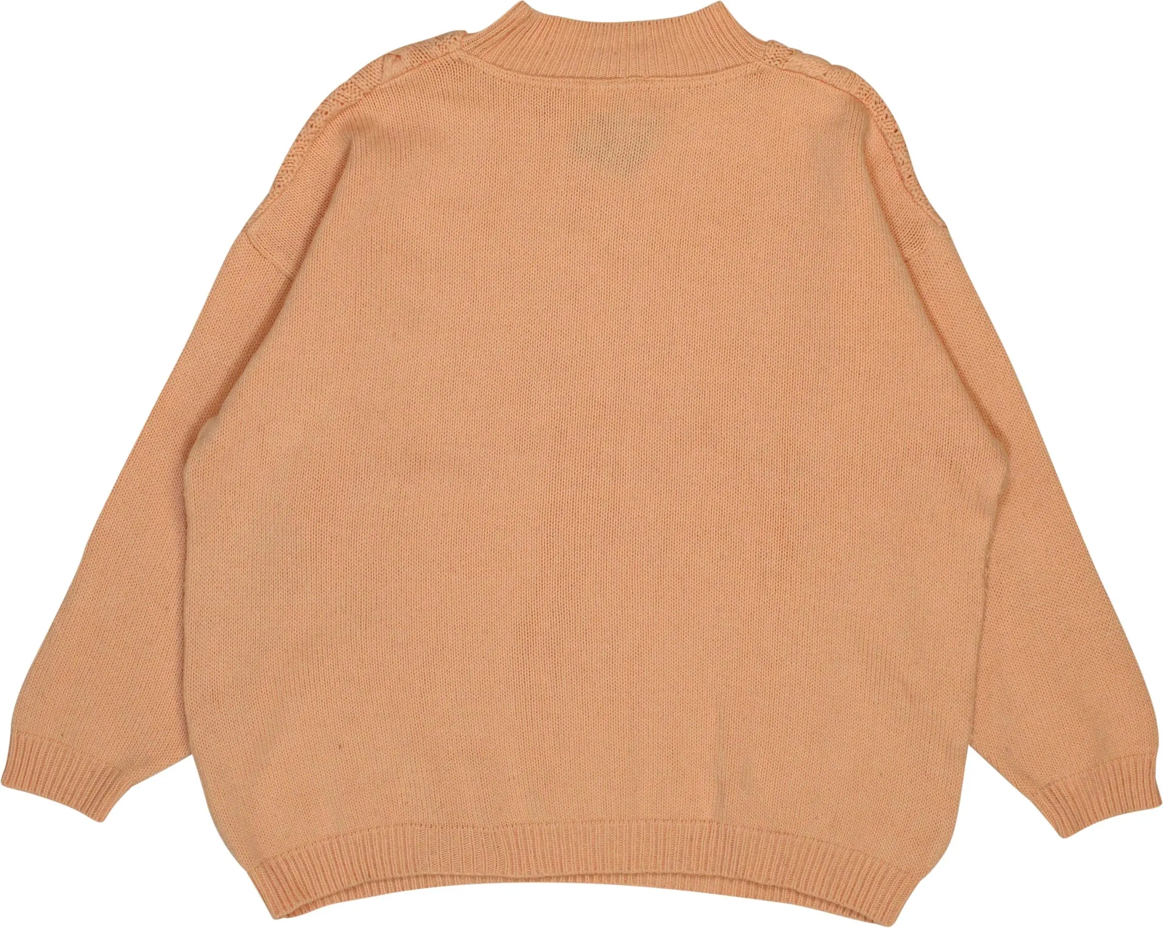 Unknown - Pink Cable Jumper- ThriftTale.com - Vintage and second handclothing