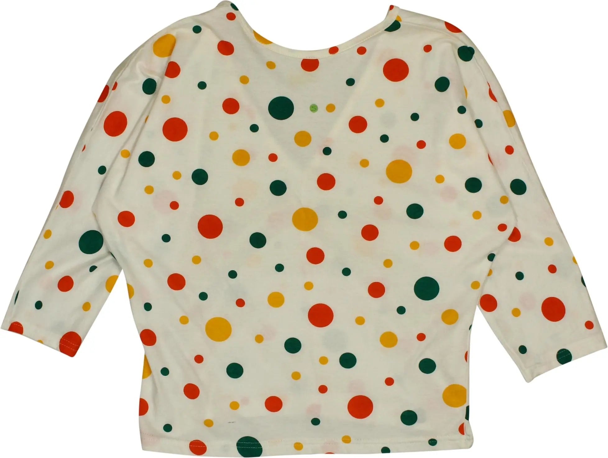 Unknown - Polka Dot Long Sleeve Top- ThriftTale.com - Vintage and second handclothing