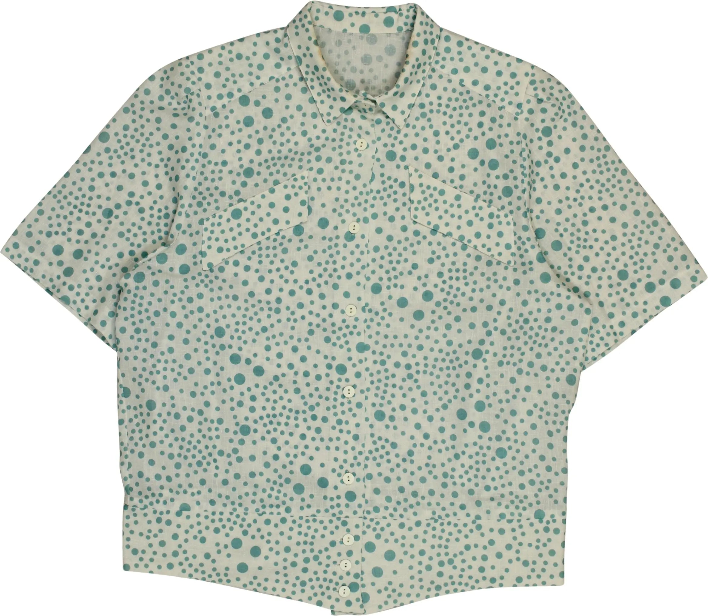 Unknown - Polkadot Shirt- ThriftTale.com - Vintage and second handclothing