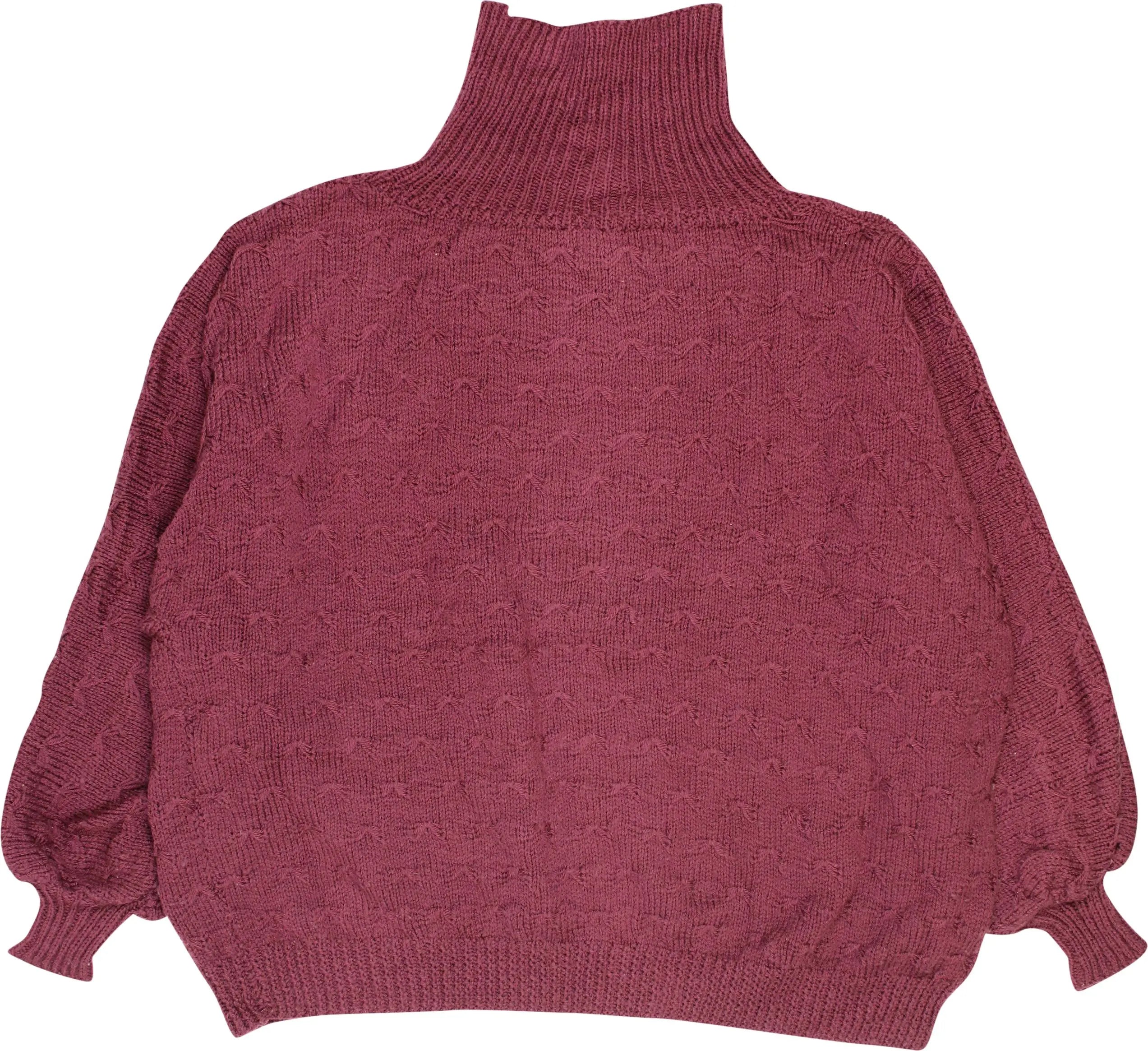 Unknown - Purple Knitted Jumper- ThriftTale.com - Vintage and second handclothing