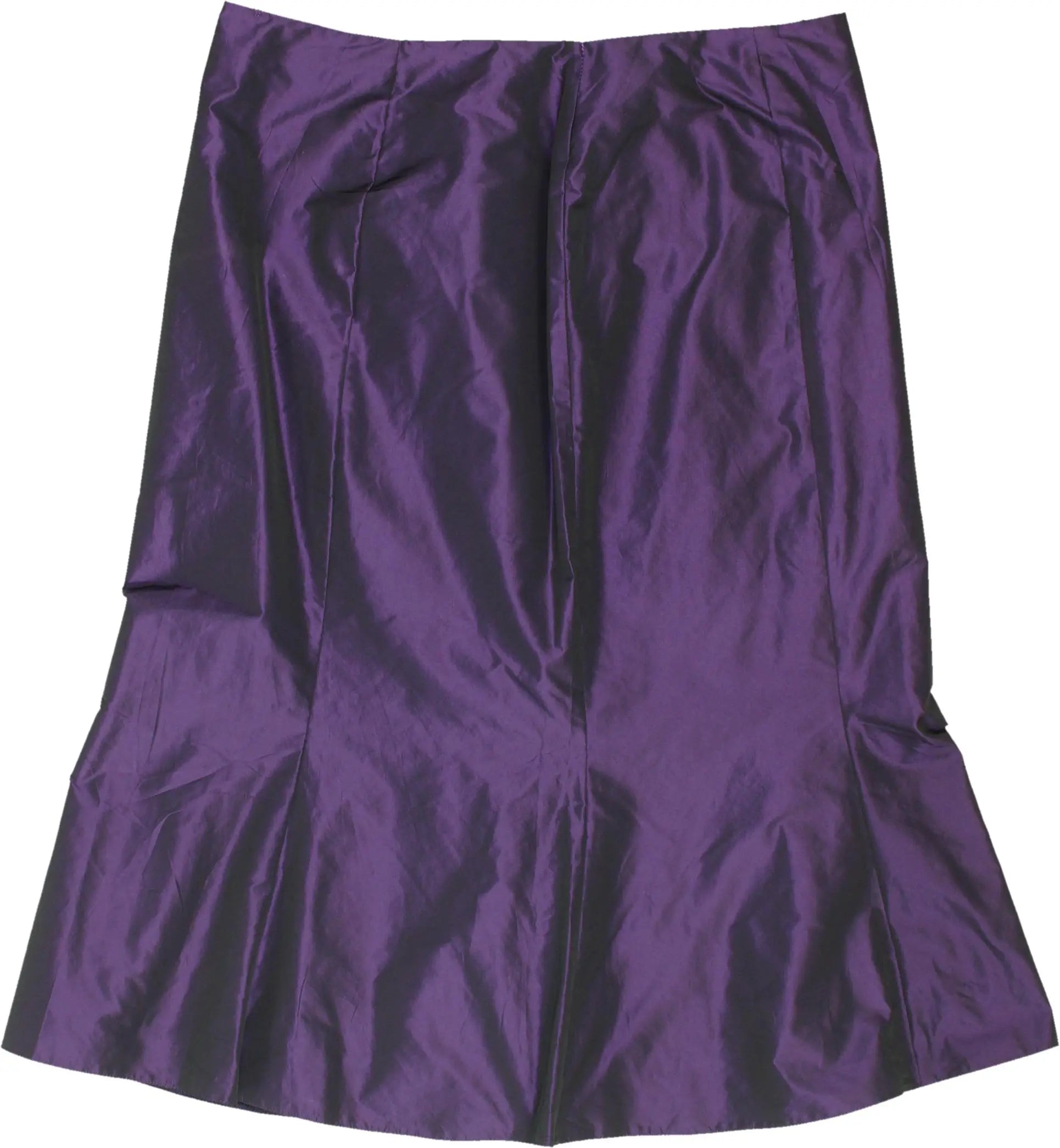 Unknown - Purple Midi Skirt- ThriftTale.com - Vintage and second handclothing