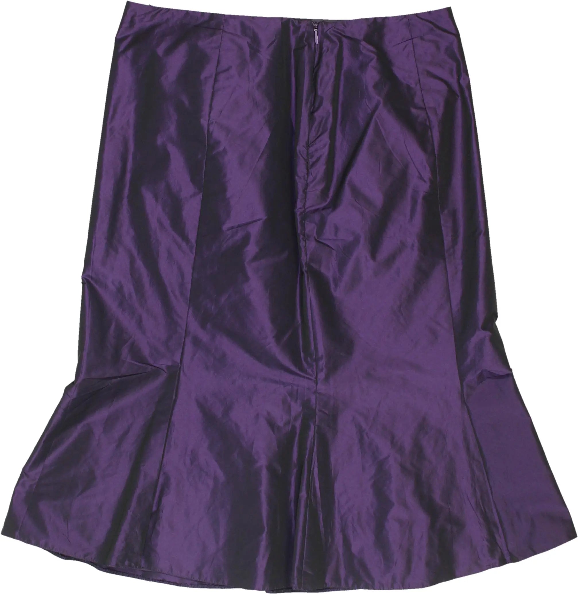 Unknown - Purple Midi Skirt- ThriftTale.com - Vintage and second handclothing