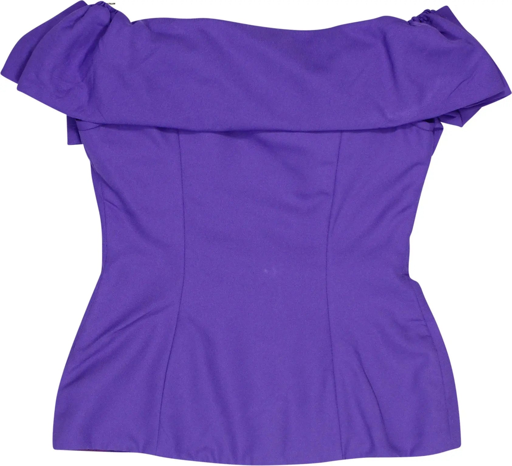 Unknown - Purple Top- ThriftTale.com - Vintage and second handclothing