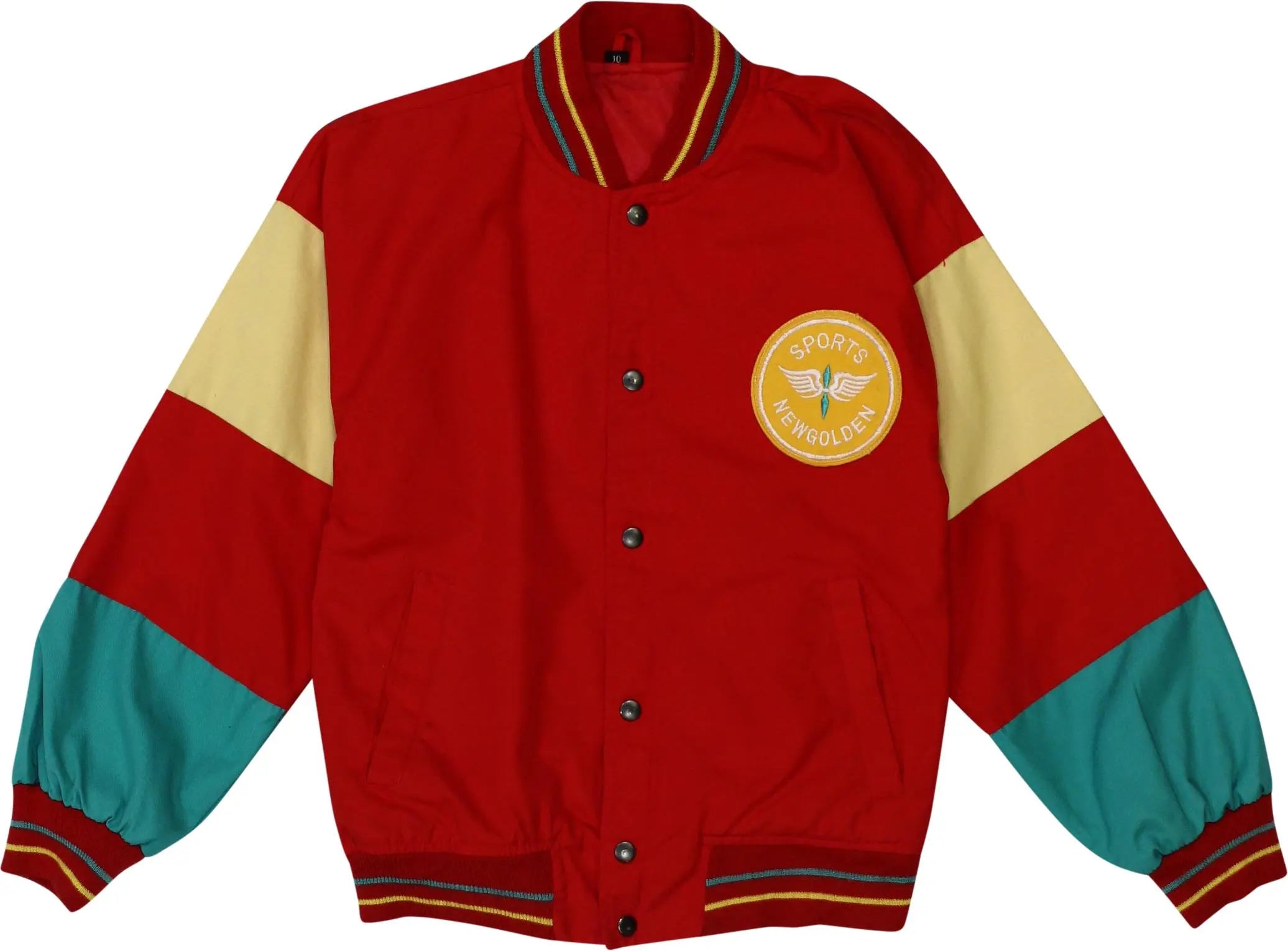 Unknown - Red Baseball Jacket- ThriftTale.com - Vintage and second handclothing