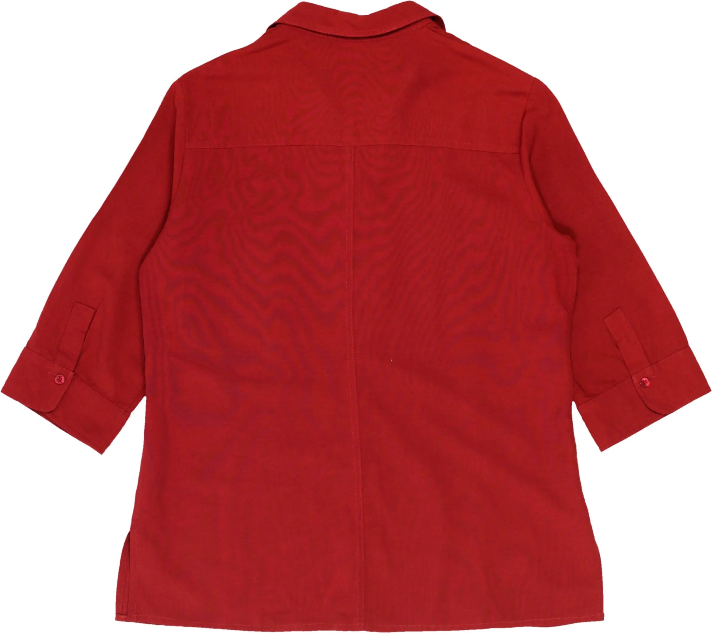 Unknown - Red Blouse- ThriftTale.com - Vintage and second handclothing