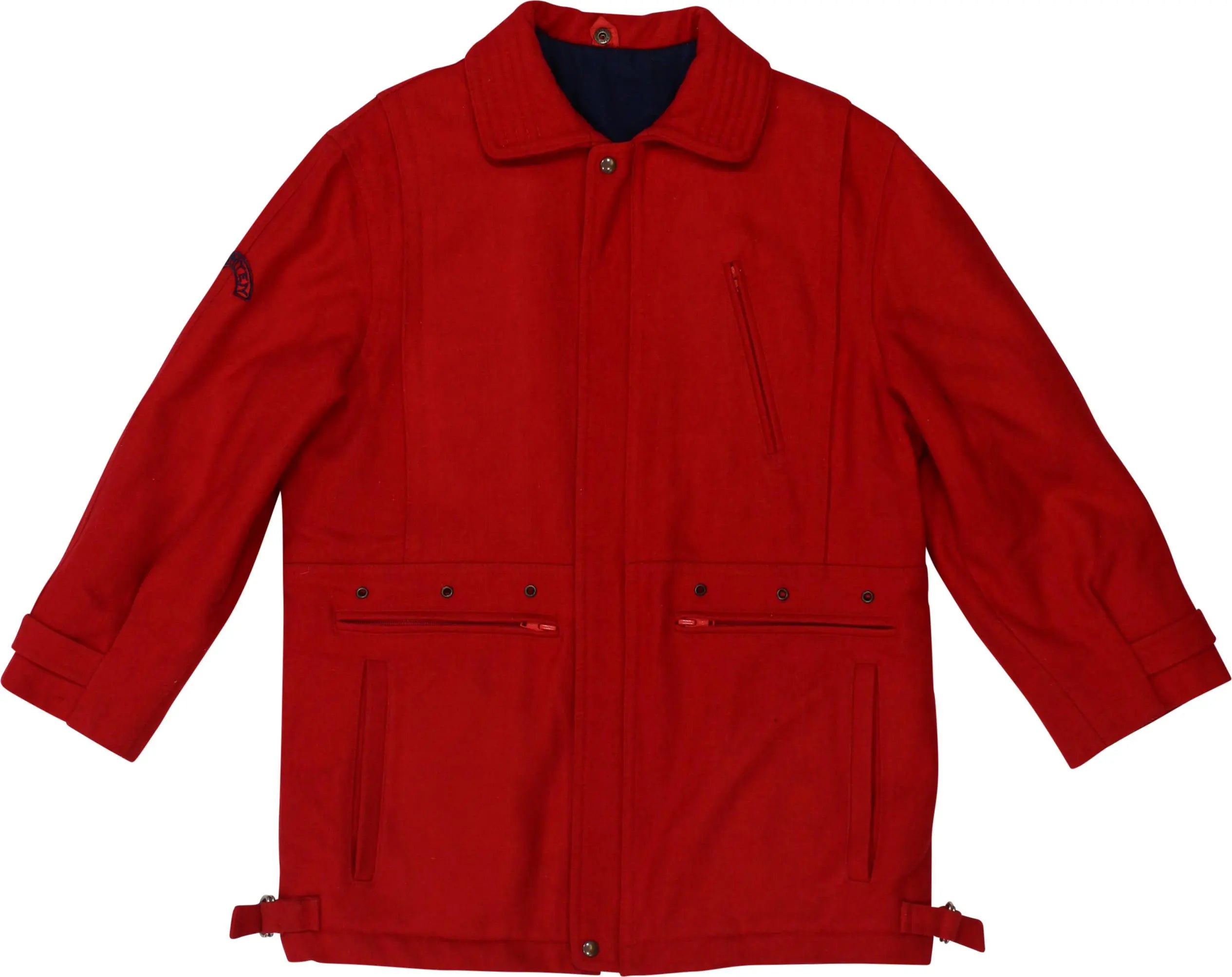 Unknown - Red Coat- ThriftTale.com - Vintage and second handclothing
