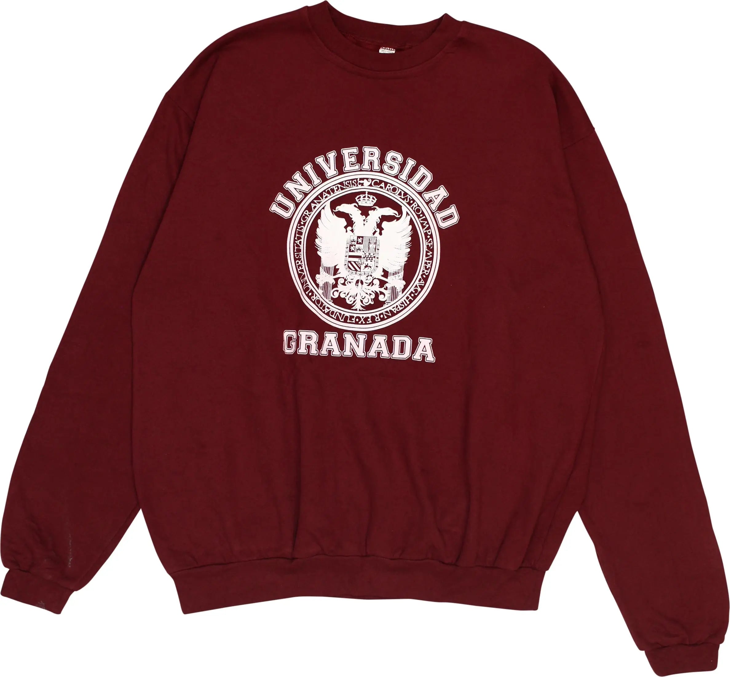Unknown - Red College Sweater- ThriftTale.com - Vintage and second handclothing