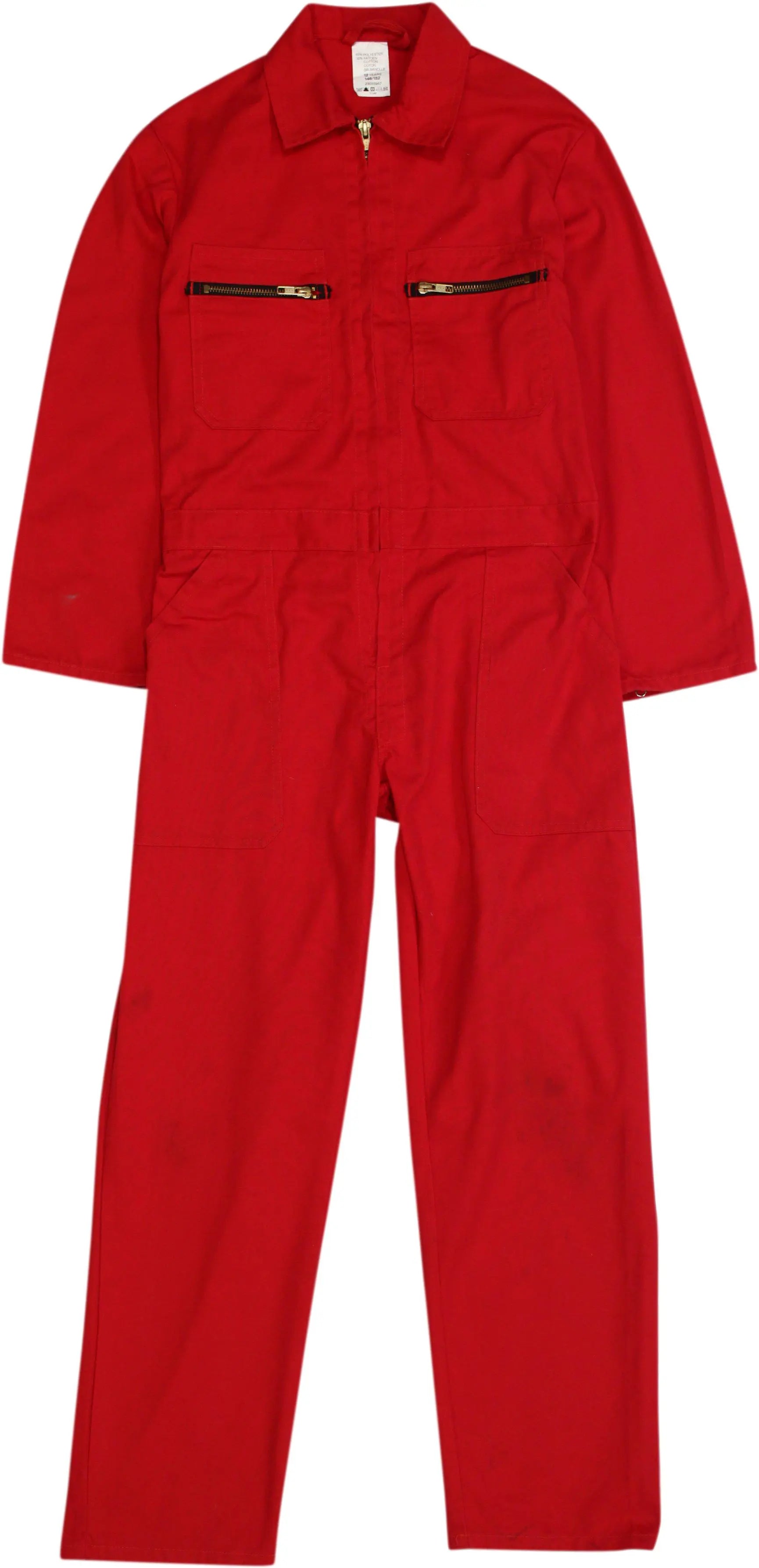 Unknown - Red Suit- ThriftTale.com - Vintage and second handclothing