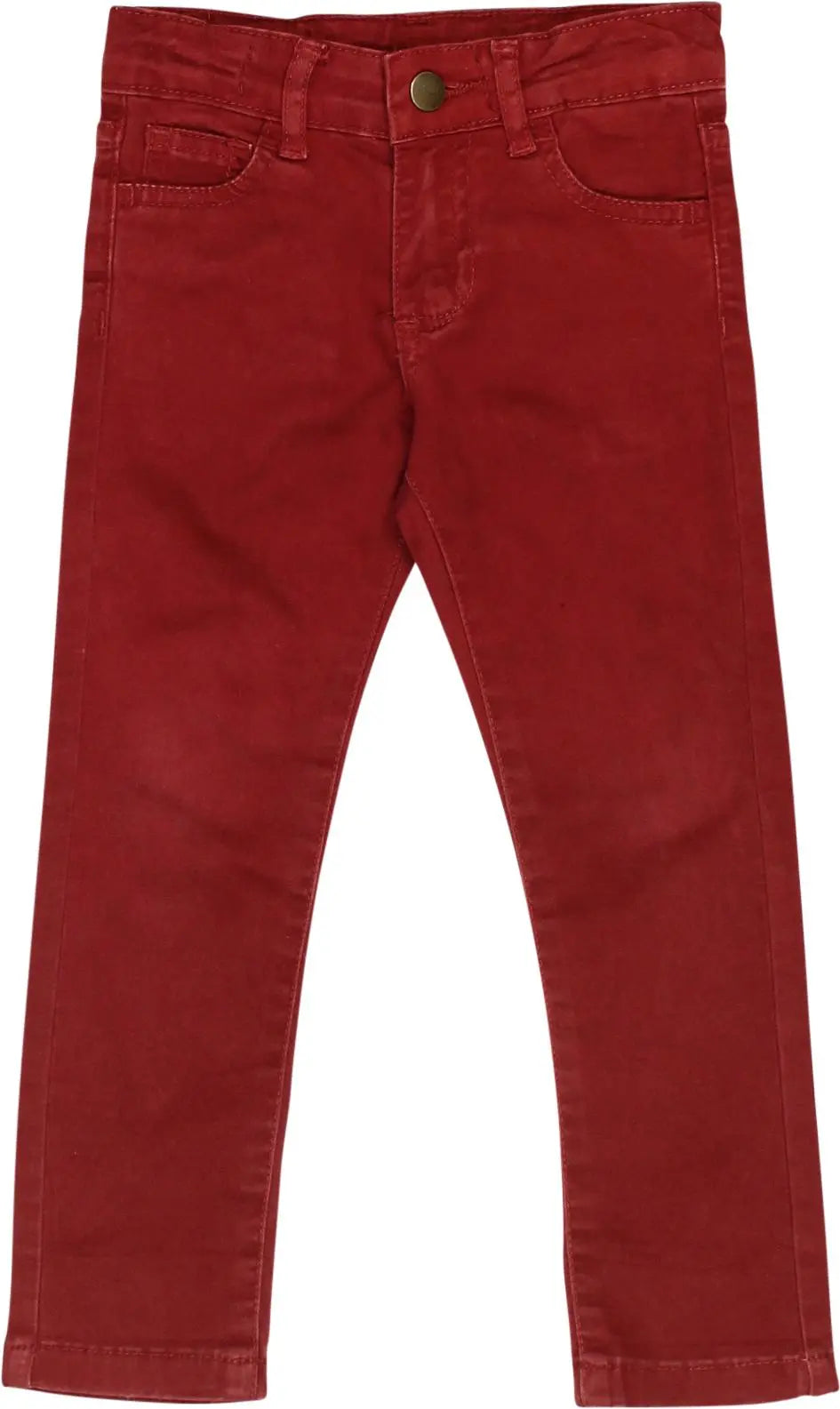 Unknown - Red Trousers- ThriftTale.com - Vintage and second handclothing