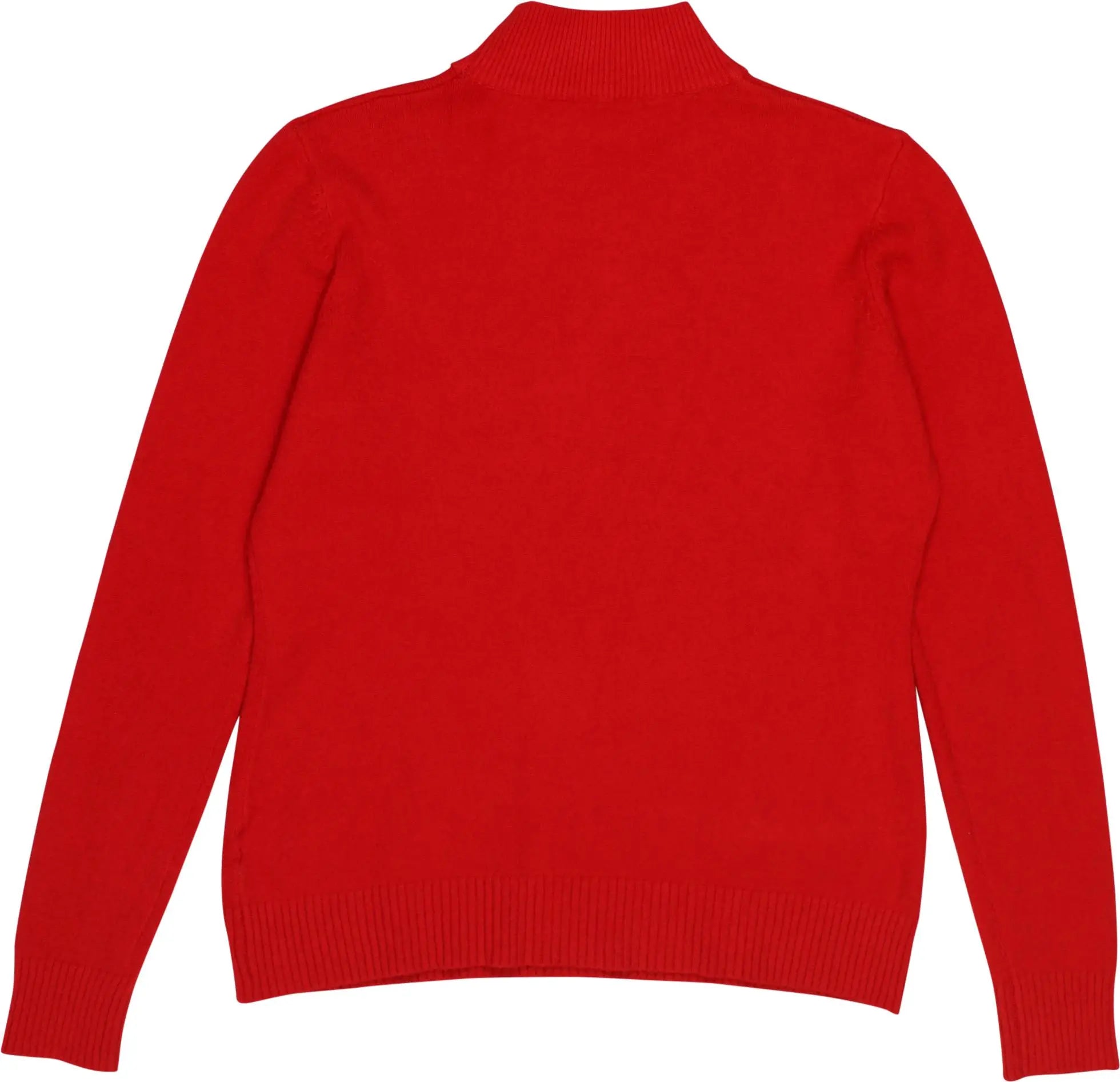 Unknown - Red Turtleneck Jumper- ThriftTale.com - Vintage and second handclothing