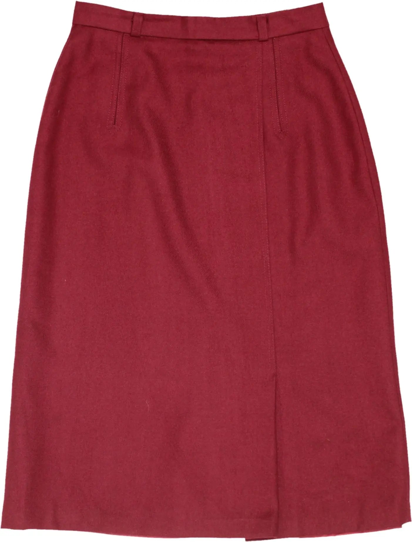 Unknown - Red pencil skirt- ThriftTale.com - Vintage and second handclothing