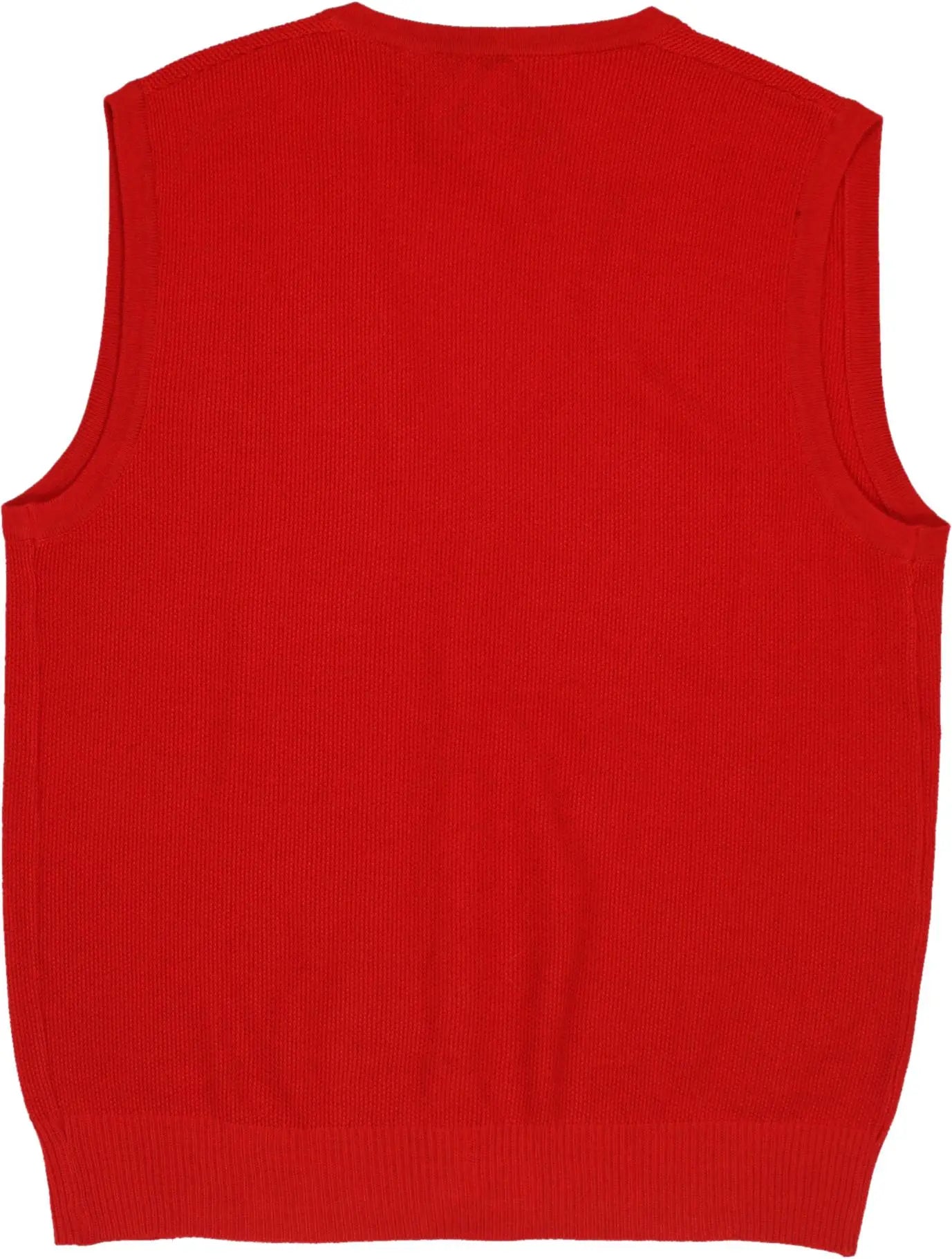 Unknown - Red vest- ThriftTale.com - Vintage and second handclothing
