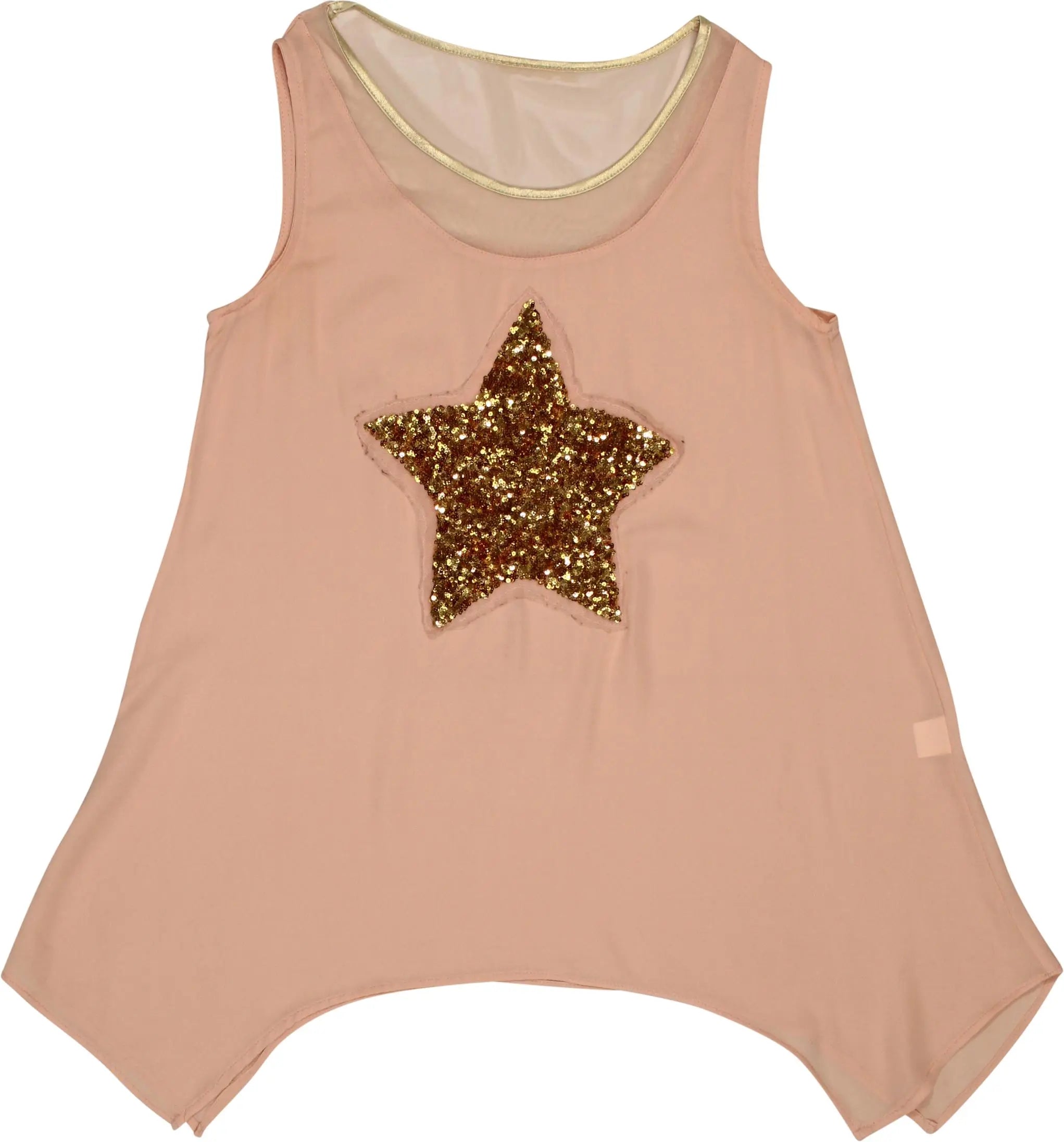 Unknown - Sequin Star Top- ThriftTale.com - Vintage and second handclothing