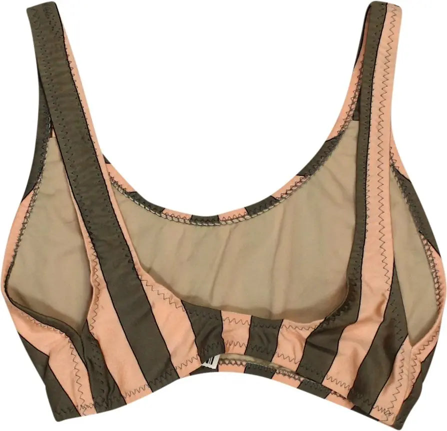 Unknown - Striped Bikini Top- ThriftTale.com - Vintage and second handclothing
