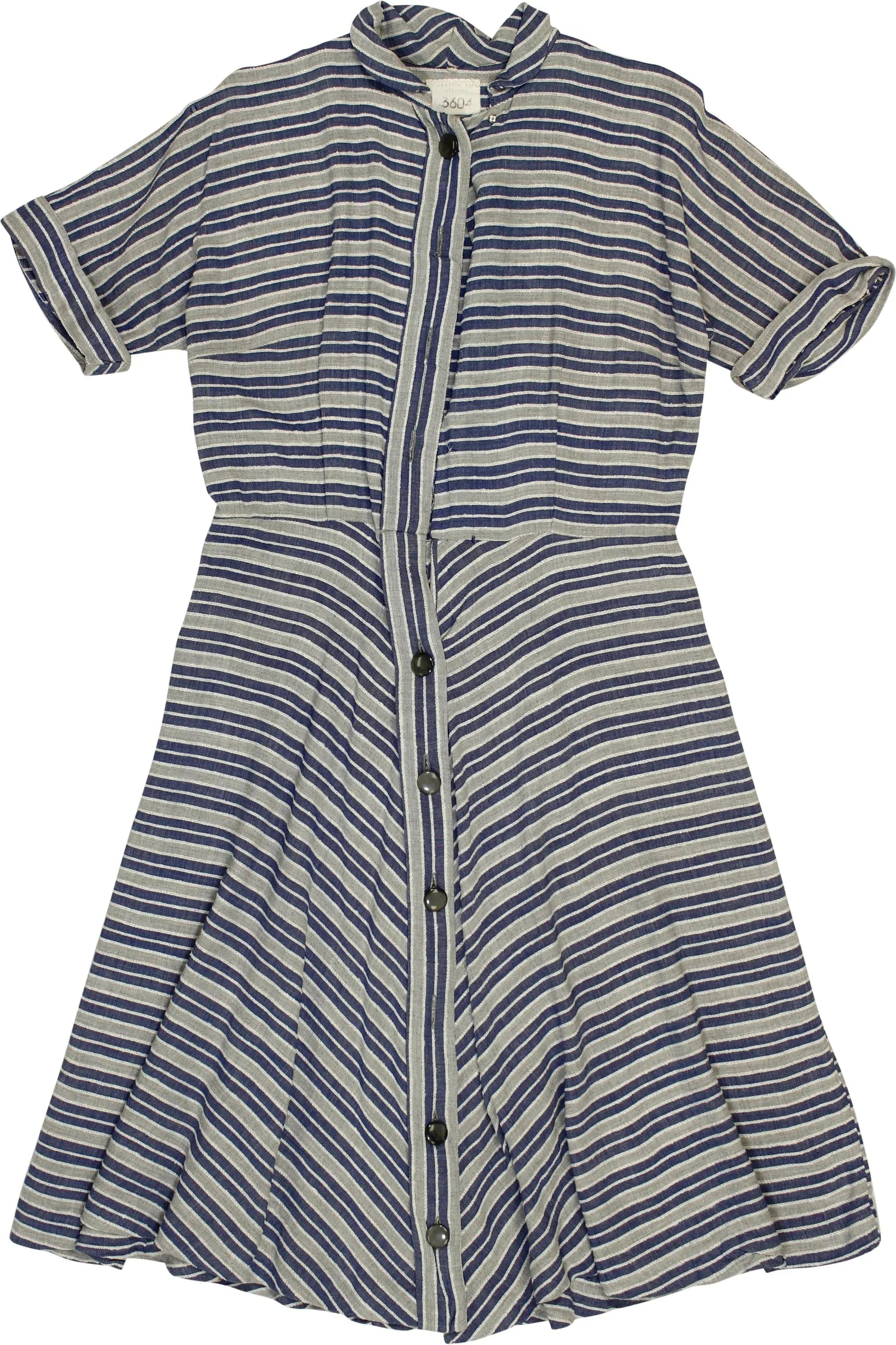 Unknown - Striped Dress- ThriftTale.com - Vintage and second handclothing