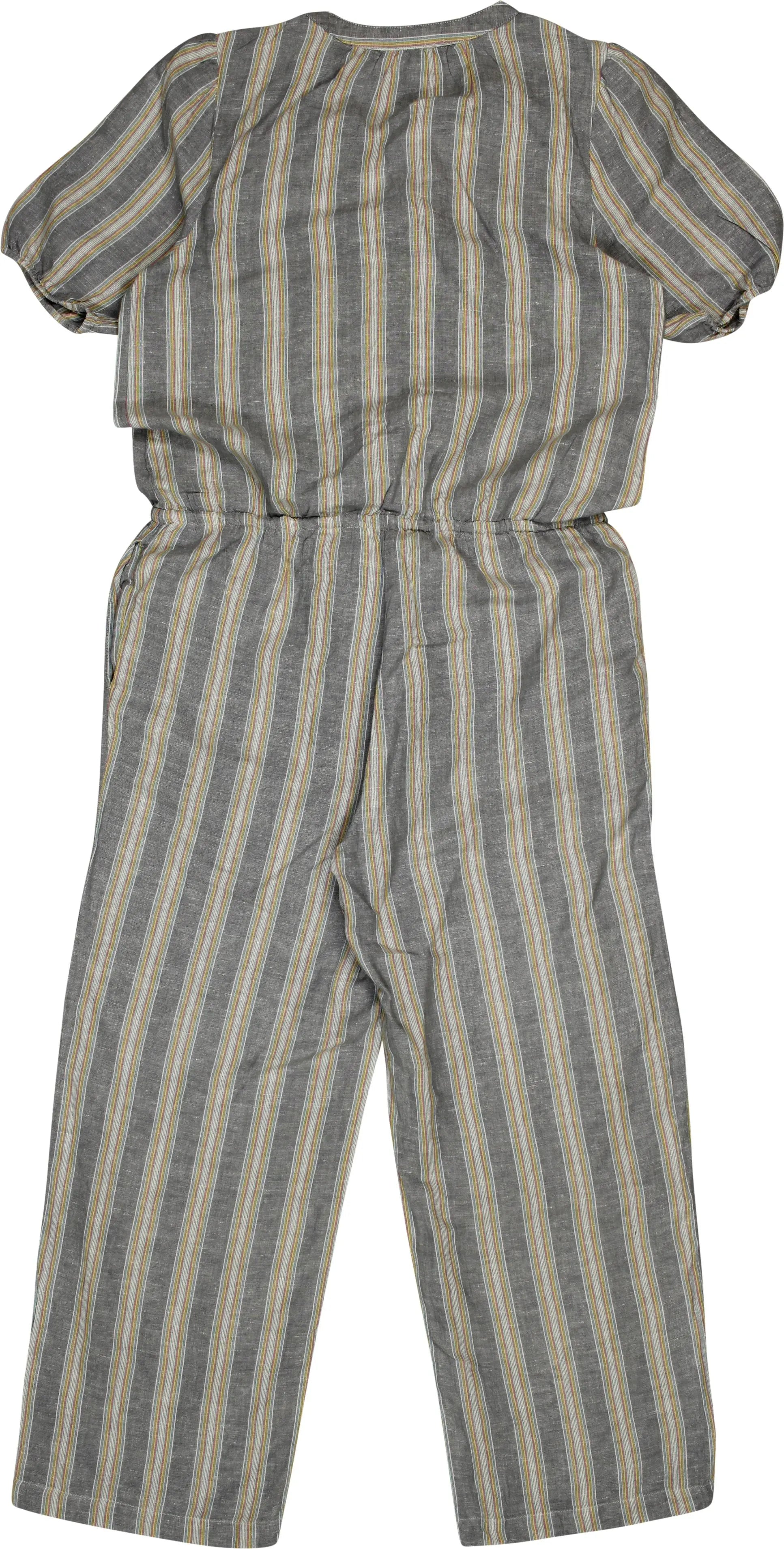 Unknown - Striped Jumpsuit- ThriftTale.com - Vintage and second handclothing