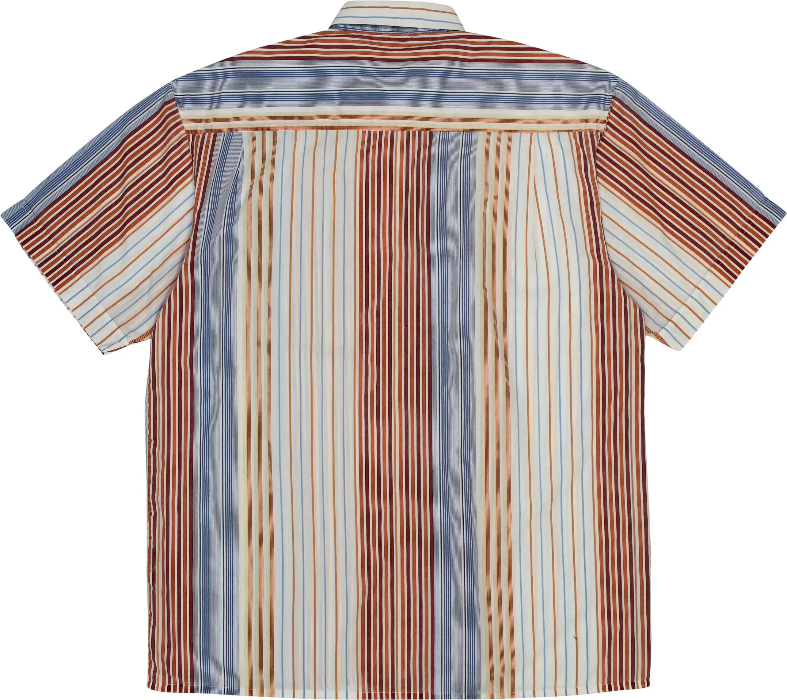 Unknown - Striped Short Sleeve Shirt- ThriftTale.com - Vintage and second handclothing
