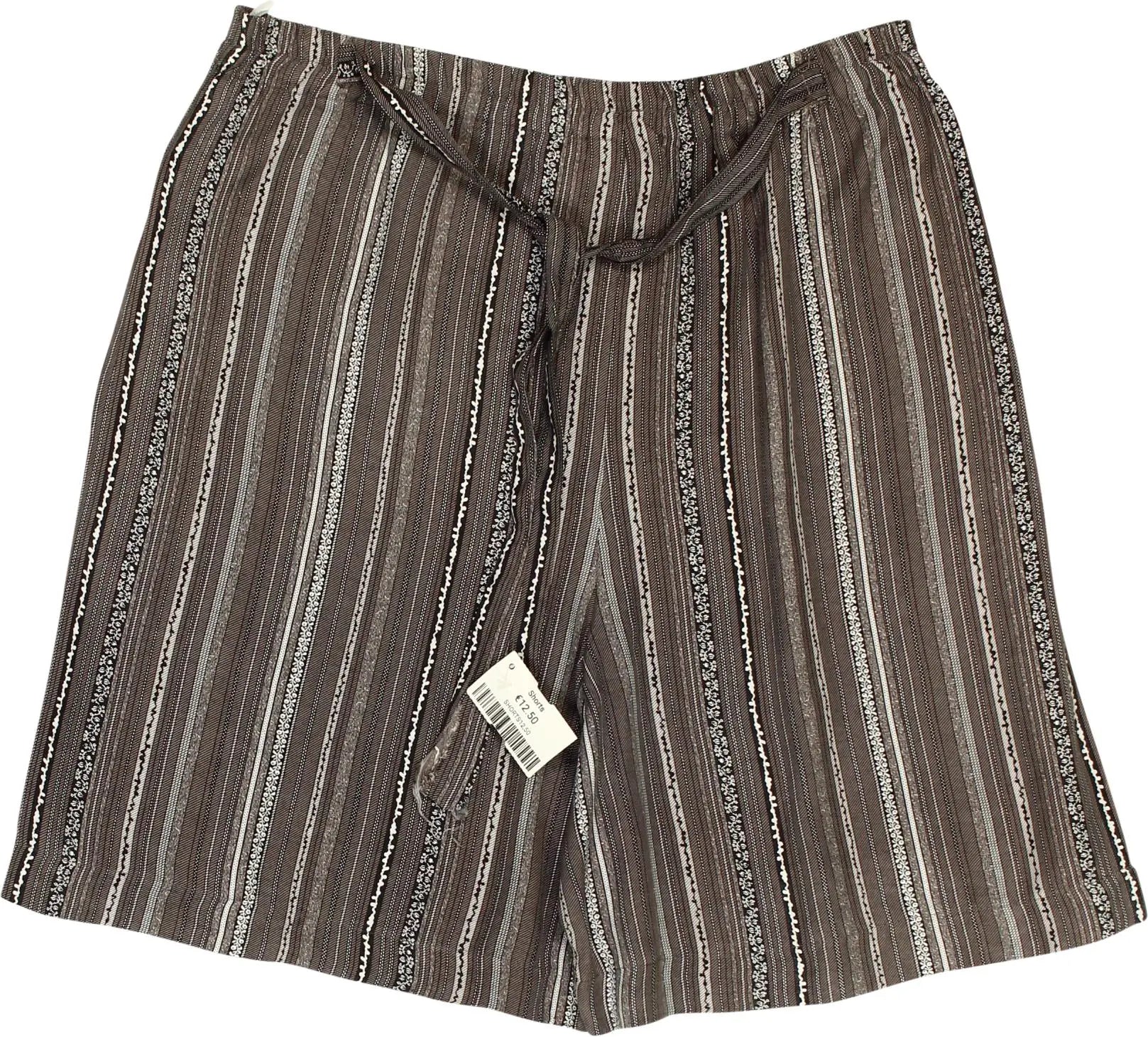 Unknown - Striped Shorts- ThriftTale.com - Vintage and second handclothing