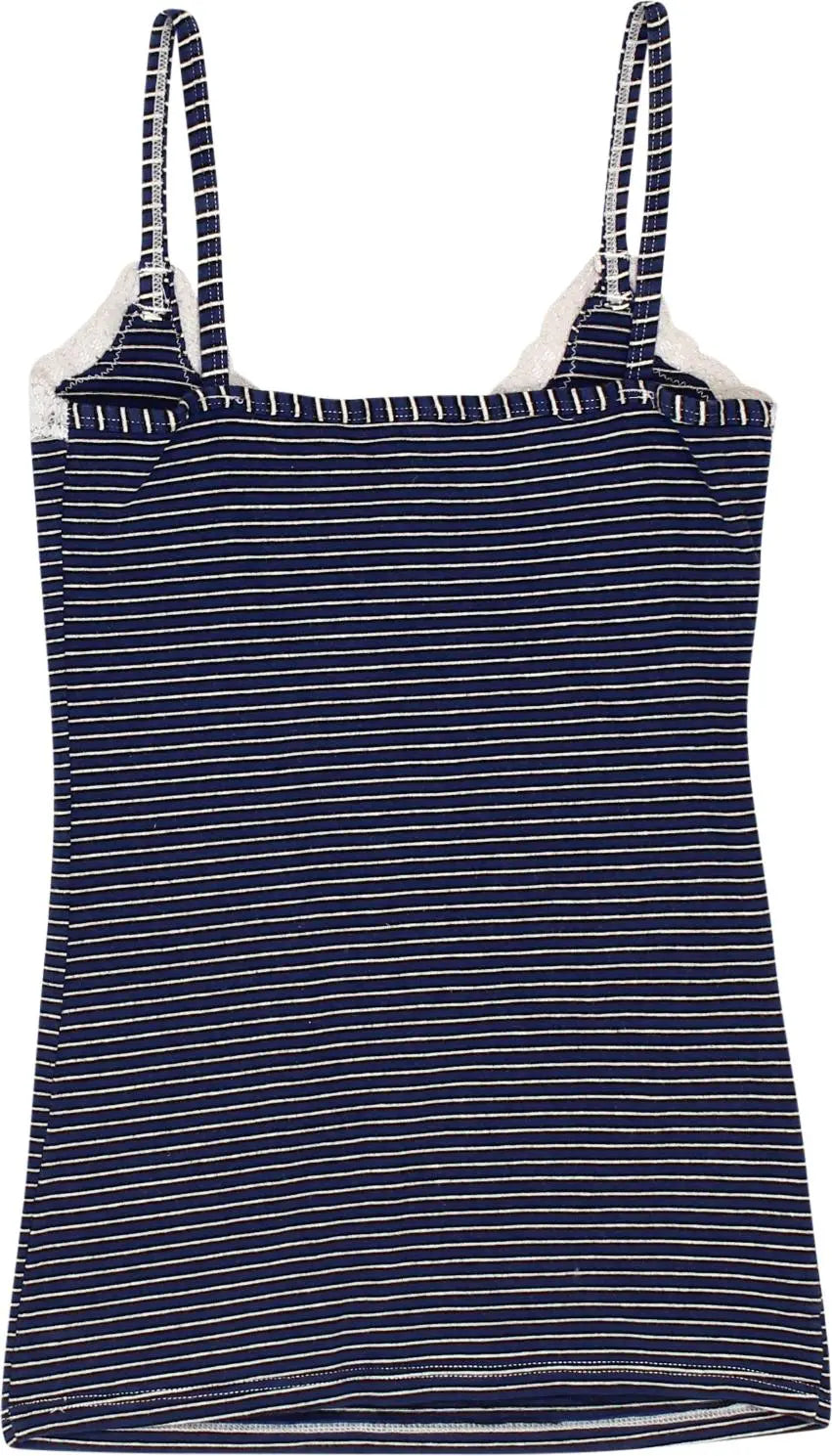 Unknown - Striped Singlet- ThriftTale.com - Vintage and second handclothing