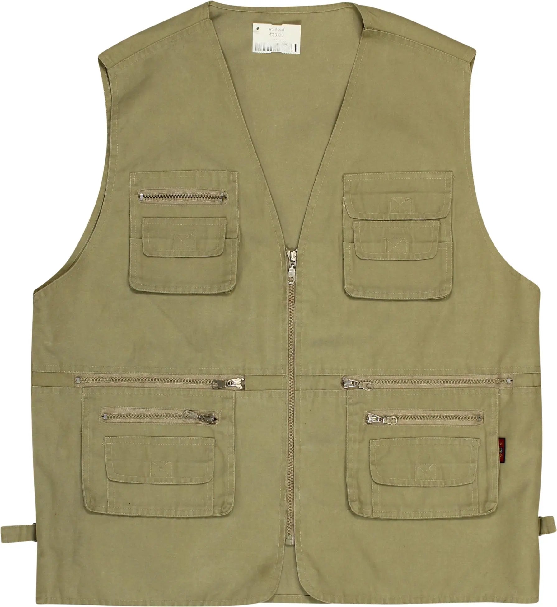 Unknown - Utility Waistcoat- ThriftTale.com - Vintage and second handclothing
