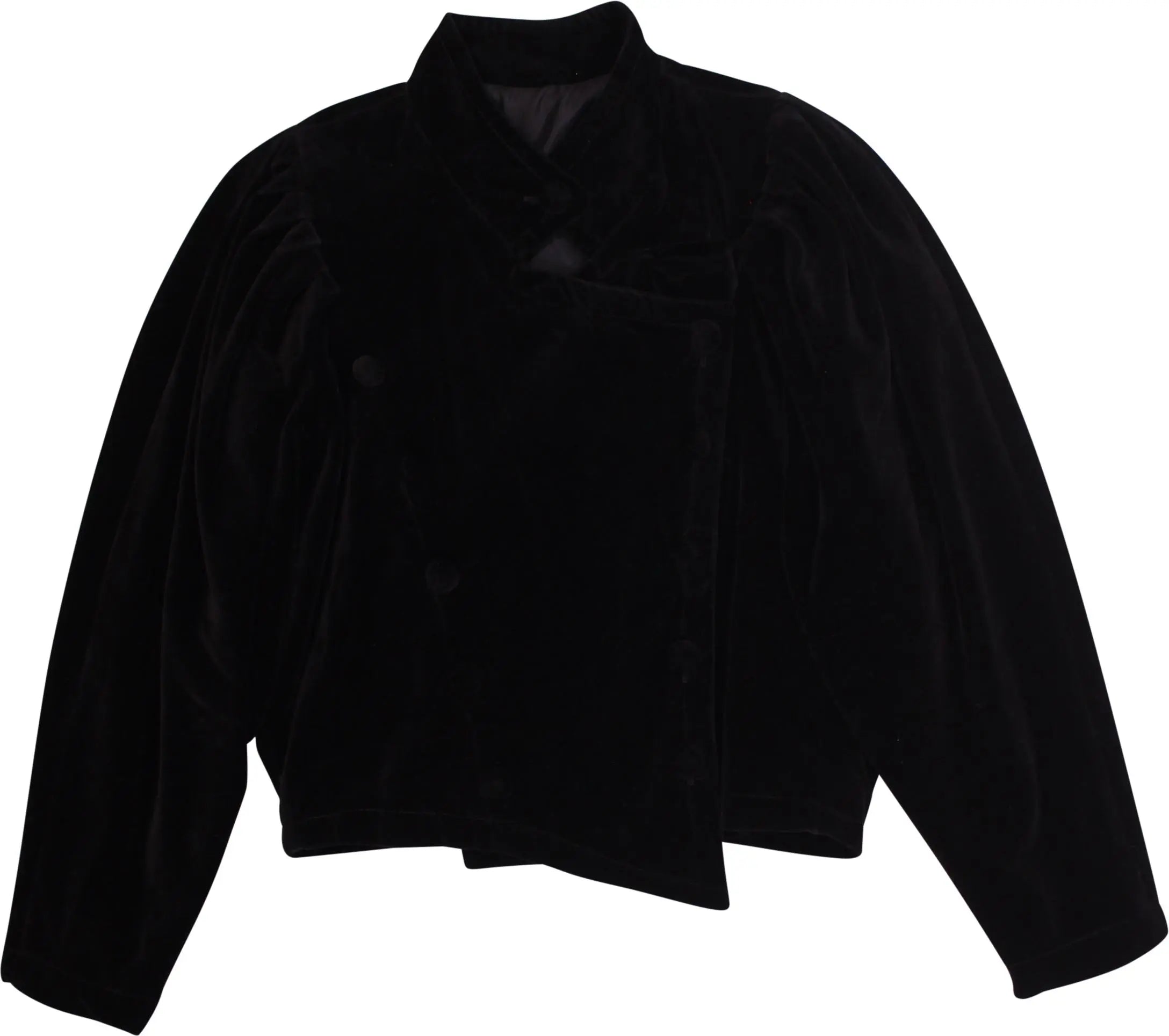 Unknown - Velvet Puff Sleeve Blazer- ThriftTale.com - Vintage and second handclothing