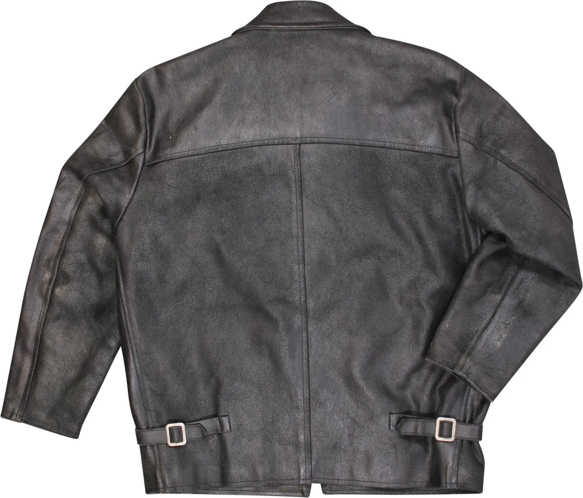 Unknown - Vintage Leather Jacket- ThriftTale.com - Vintage and second handclothing