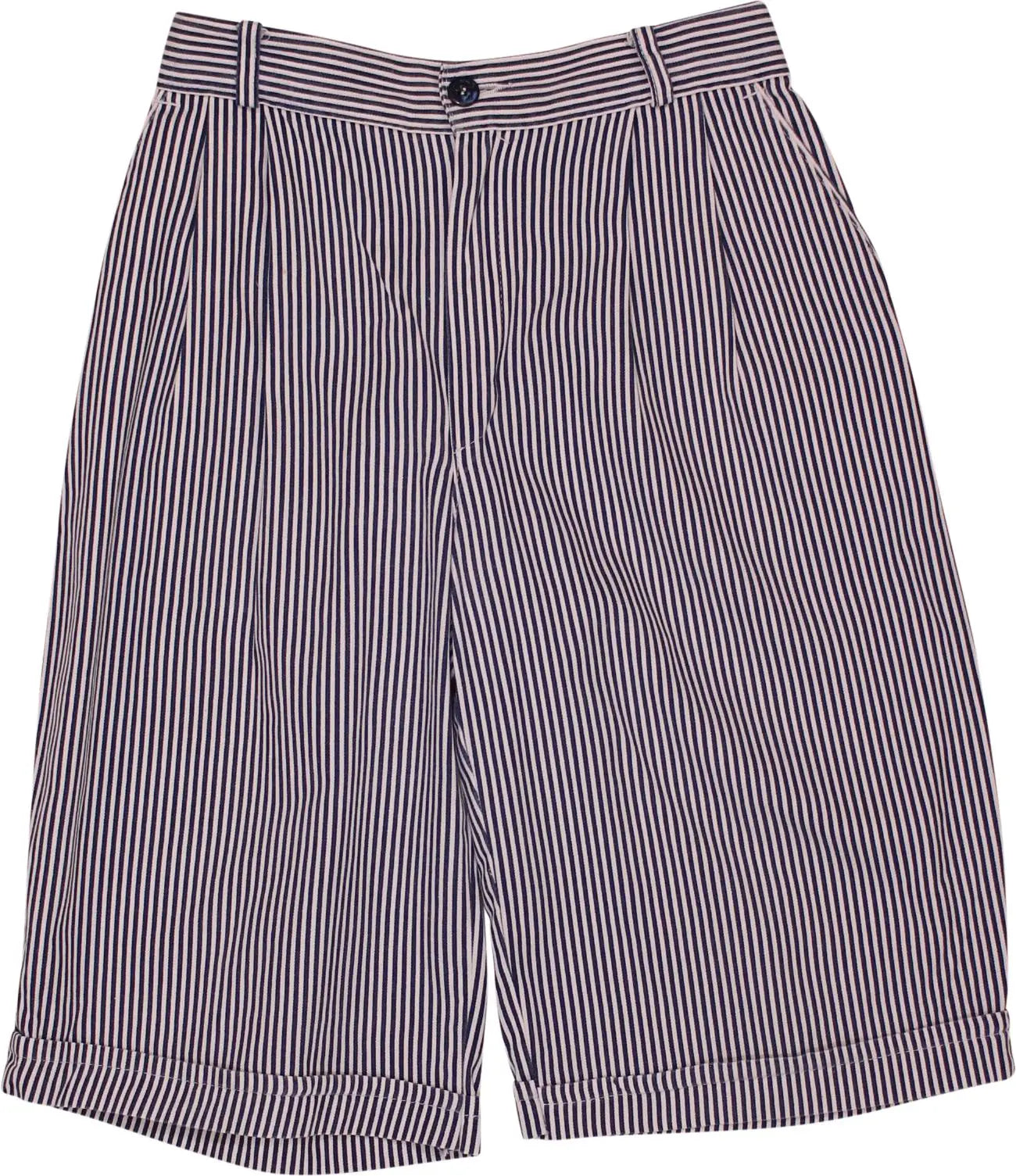 Unknown - Vintage Striped Shorts- ThriftTale.com - Vintage and second handclothing