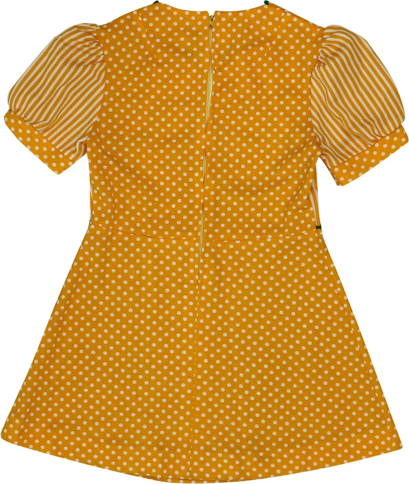 Unknown - Vintage Yellow Dress- ThriftTale.com - Vintage and second handclothing