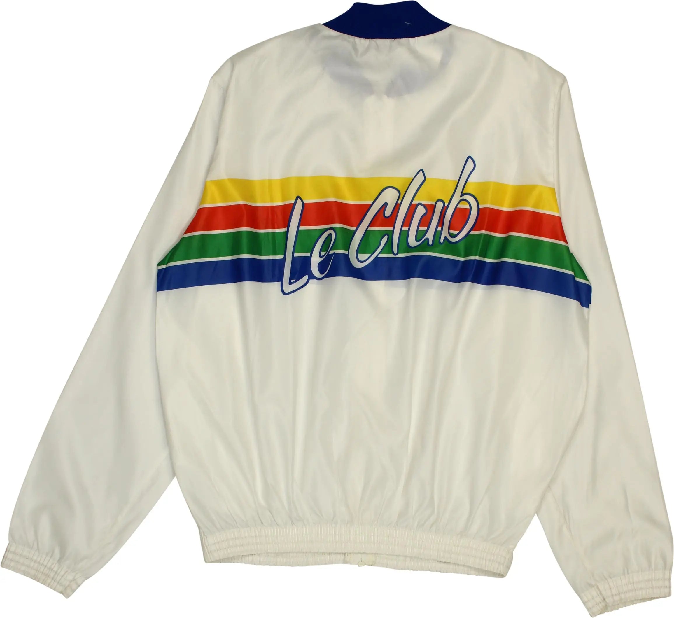 Unknown - White track jacket- ThriftTale.com - Vintage and second handclothing