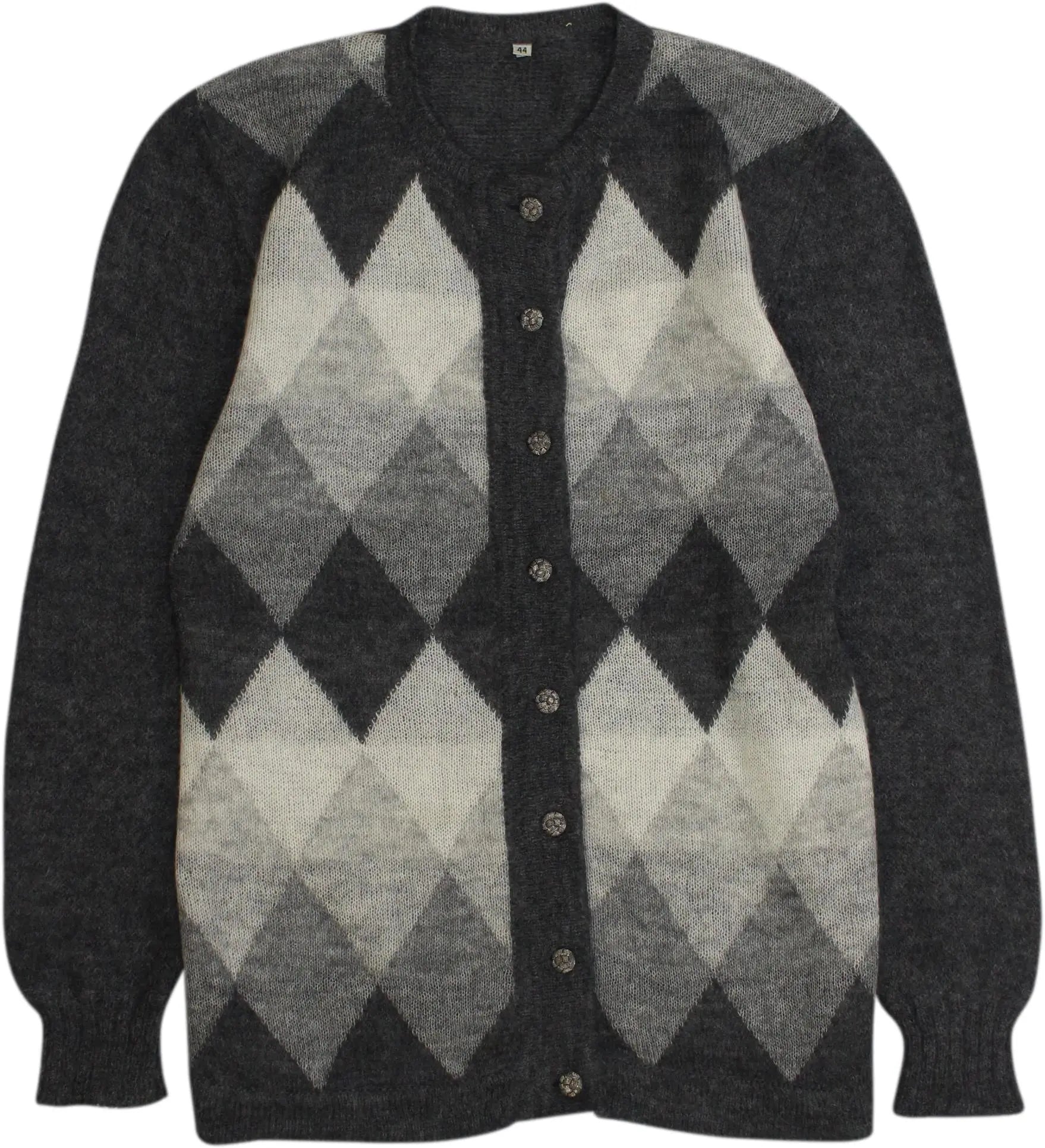 Unknown - Wool Blend Argyle Jumper- ThriftTale.com - Vintage and second handclothing
