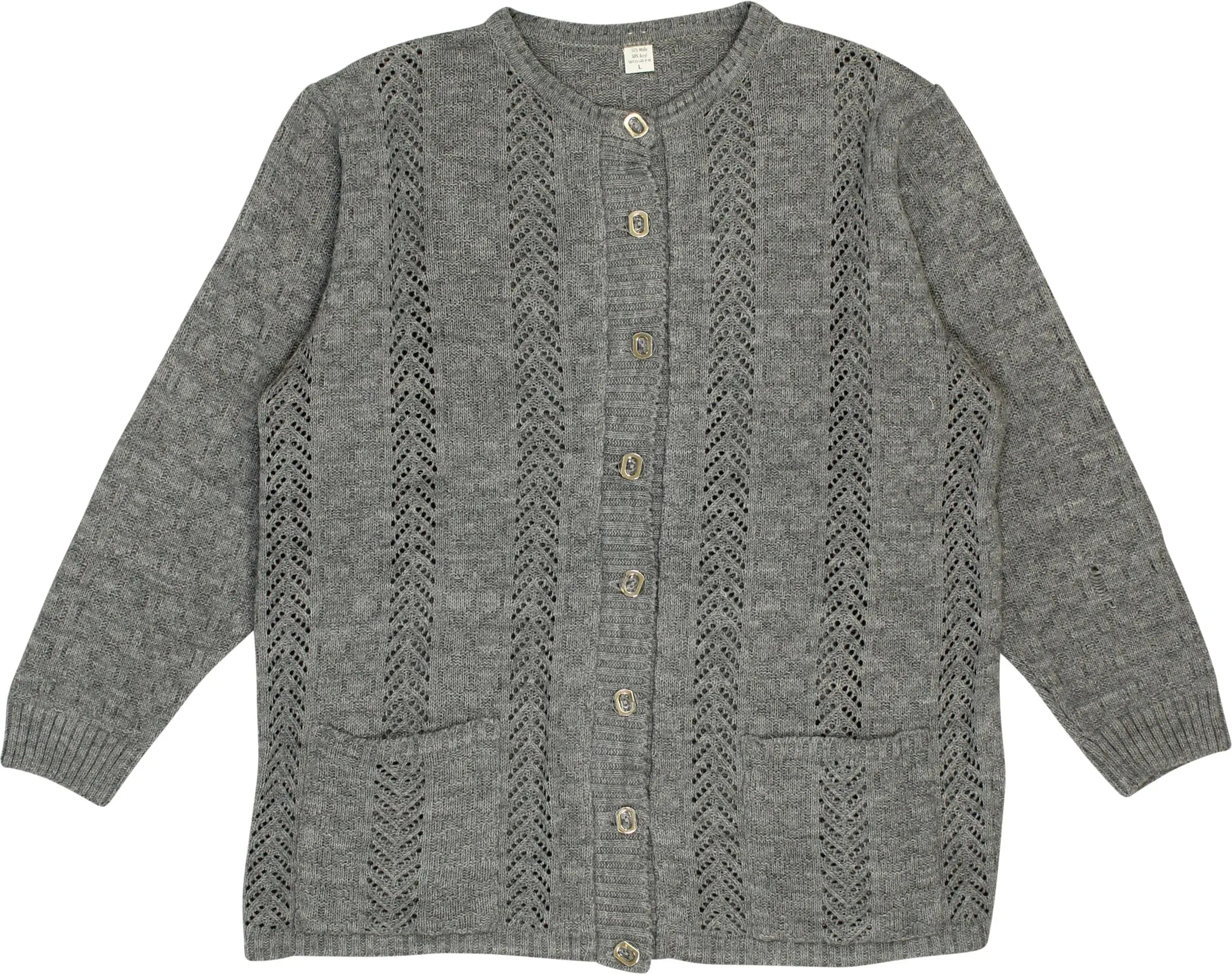 Unknown - Wool Blend Cardigan- ThriftTale.com - Vintage and second handclothing