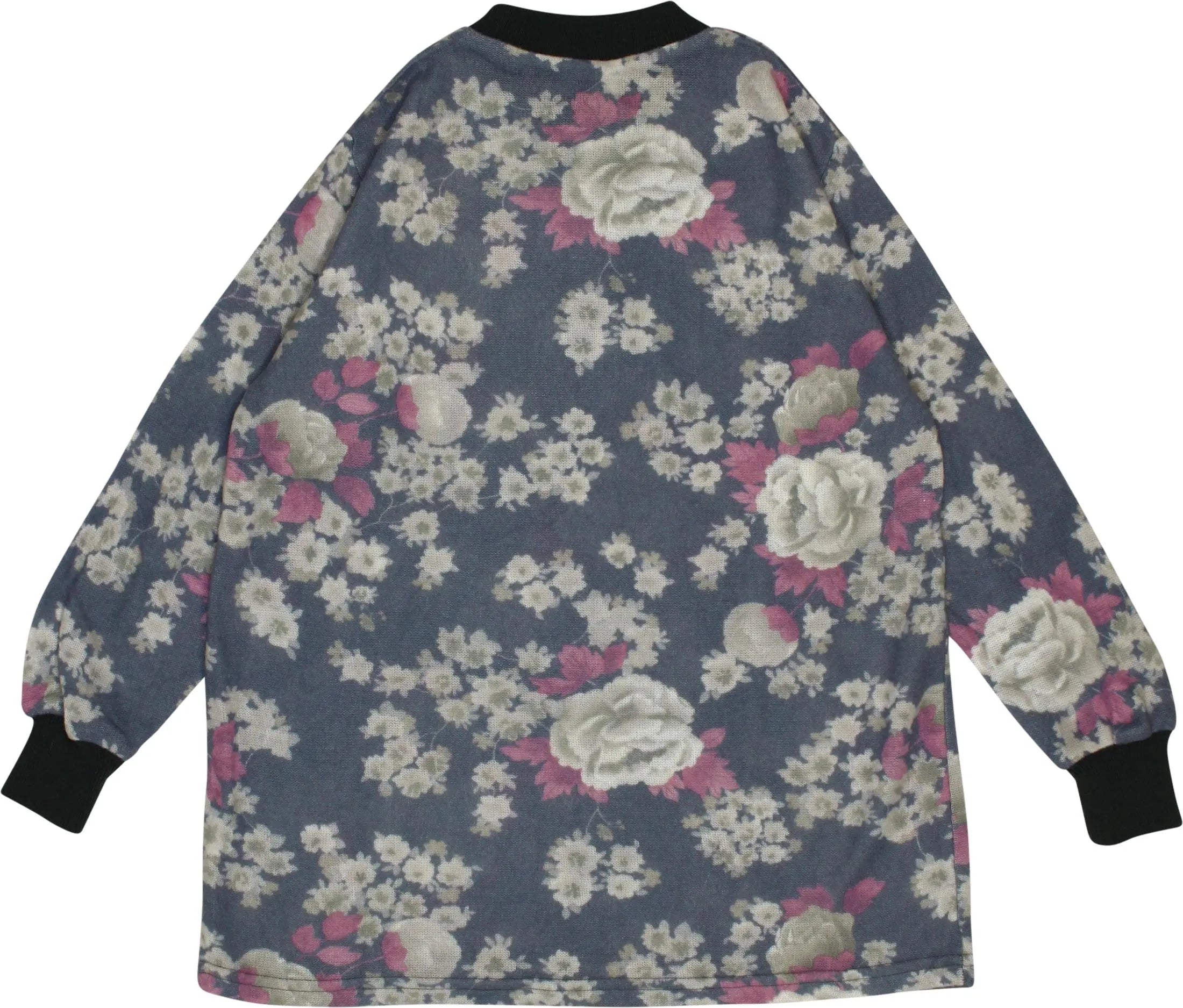 Unknown - Wool Blend Floral Jumper- ThriftTale.com - Vintage and second handclothing