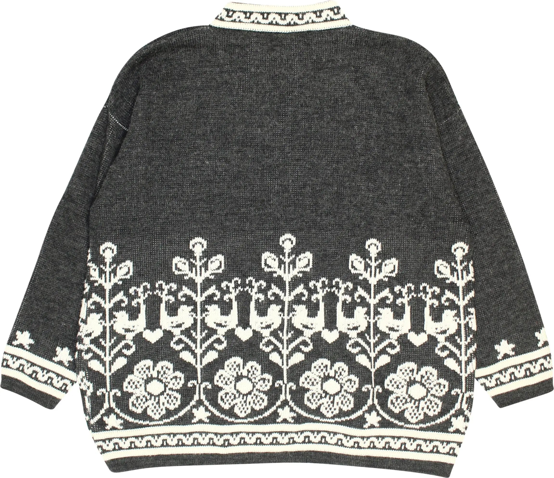 Unknown - Wool Blend Folklore Jumper- ThriftTale.com - Vintage and second handclothing