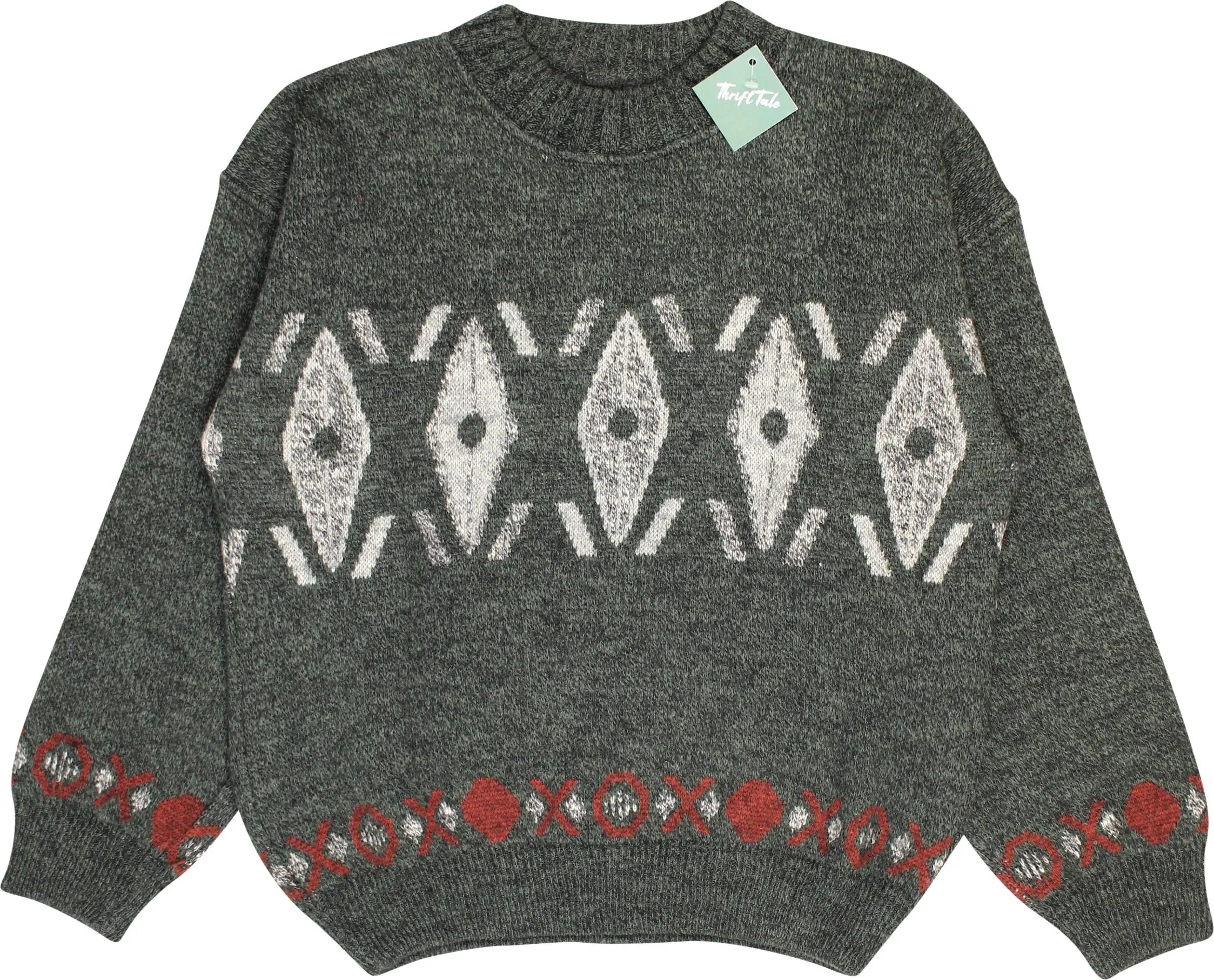 Unknown - Wool Blend Jumper- ThriftTale.com - Vintage and second handclothing