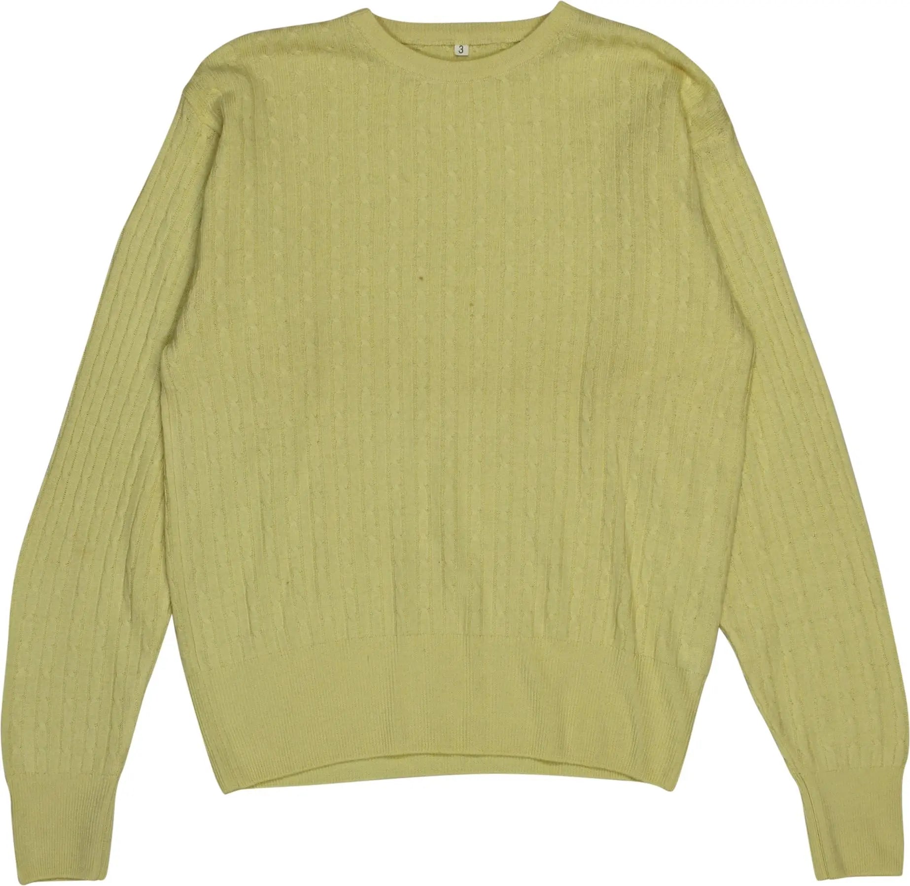 Unknown - Wool Cable Knit Jumper- ThriftTale.com - Vintage and second handclothing