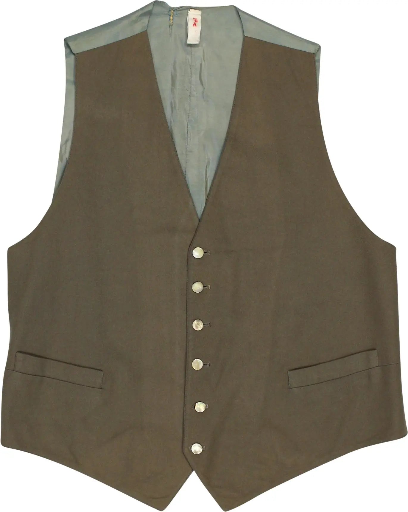 Unknown - Wool Waistcoat- ThriftTale.com - Vintage and second handclothing