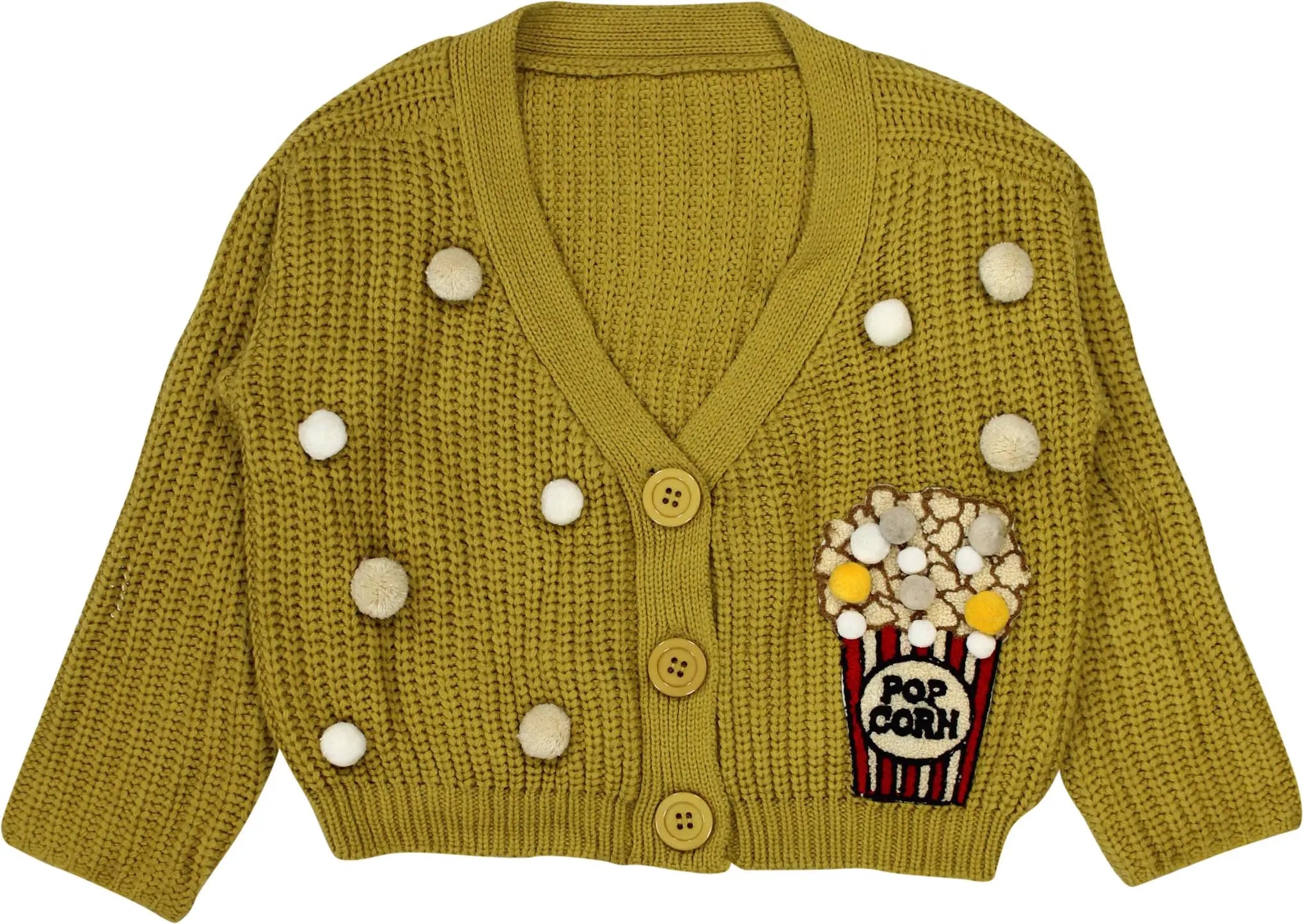 Unknown - 'Popcorn' Cardigan- ThriftTale.com - Vintage and second handclothing