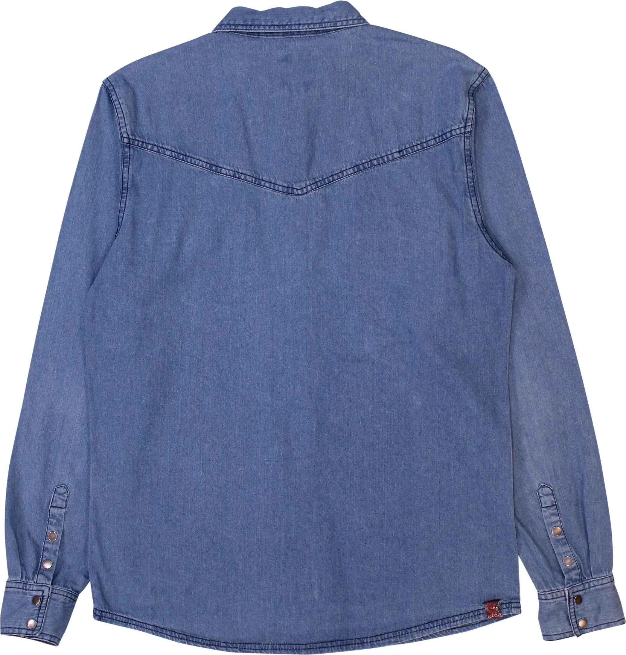 Up - Blue Denim Shirt- ThriftTale.com - Vintage and second handclothing